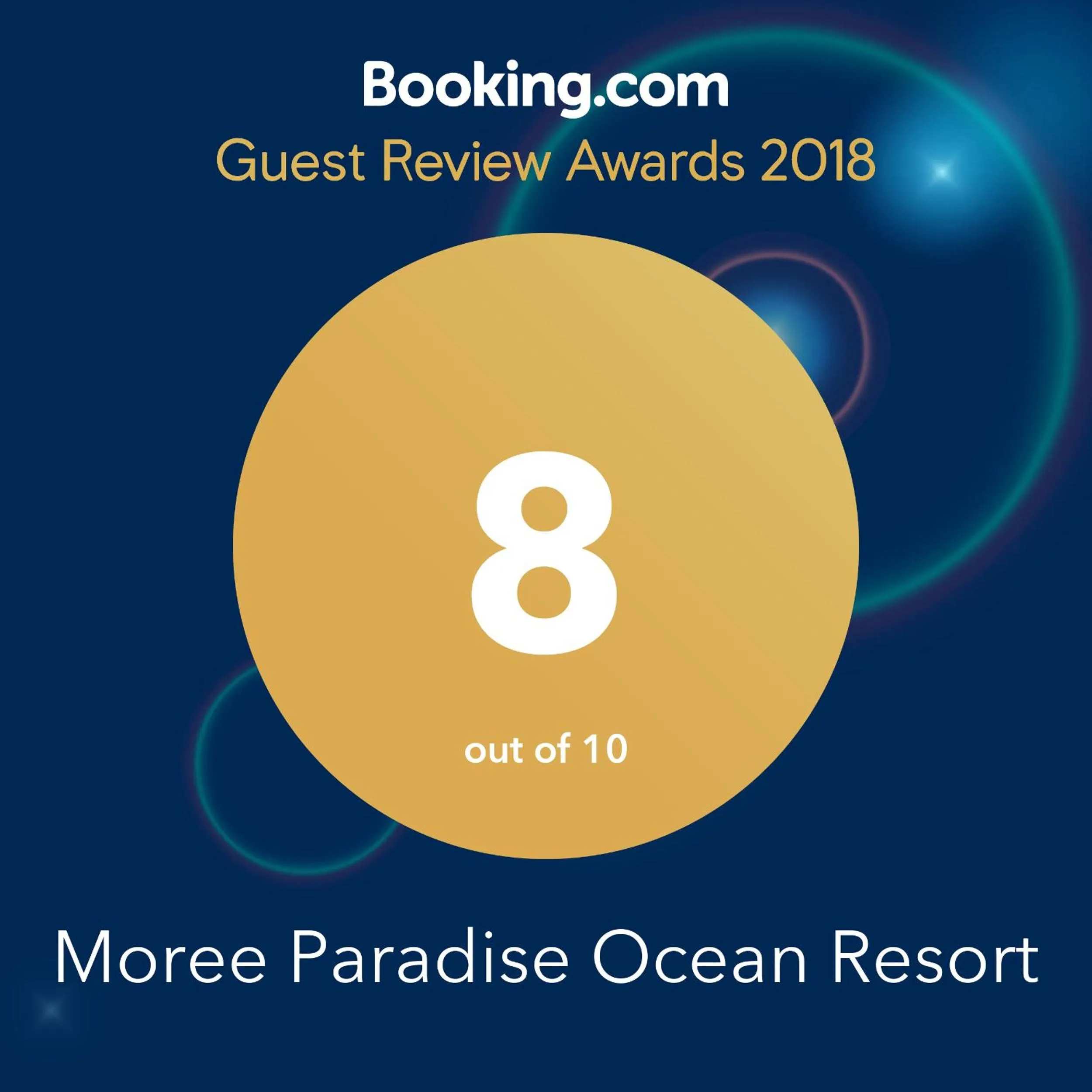 Certificate/Award in Paradise Ocean Resort