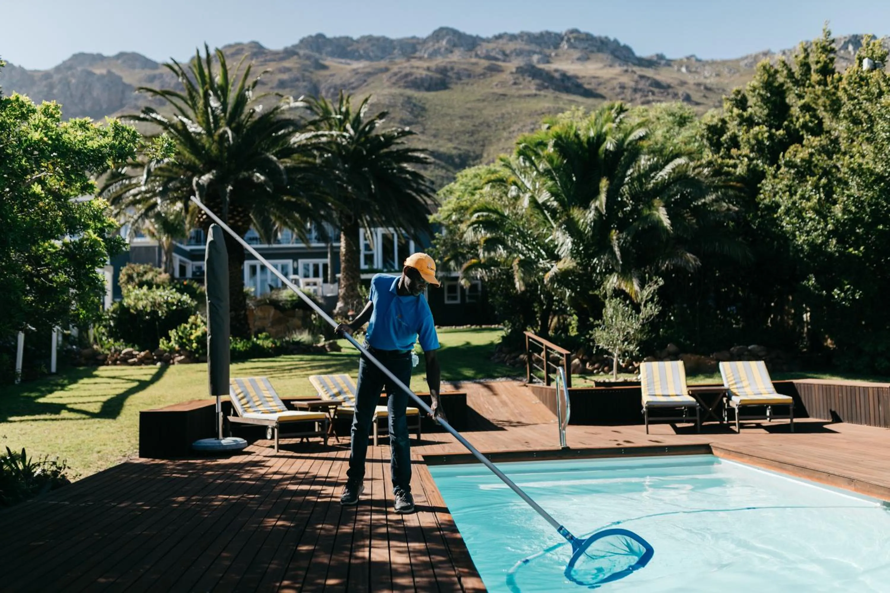 Swimming pool in Bloemenzee Boutique B&B