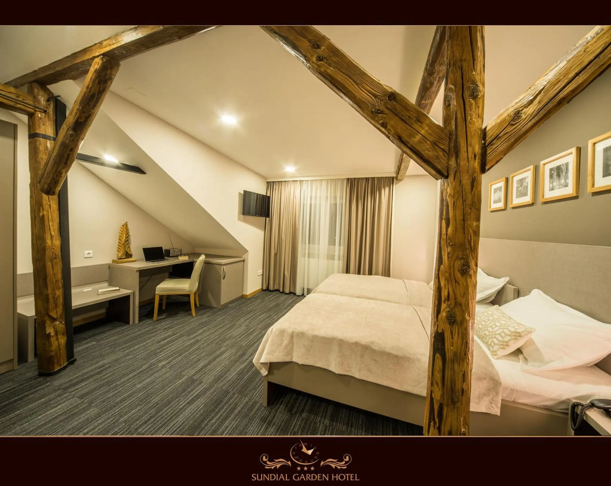 Bed in Sundial Boutique Hotel