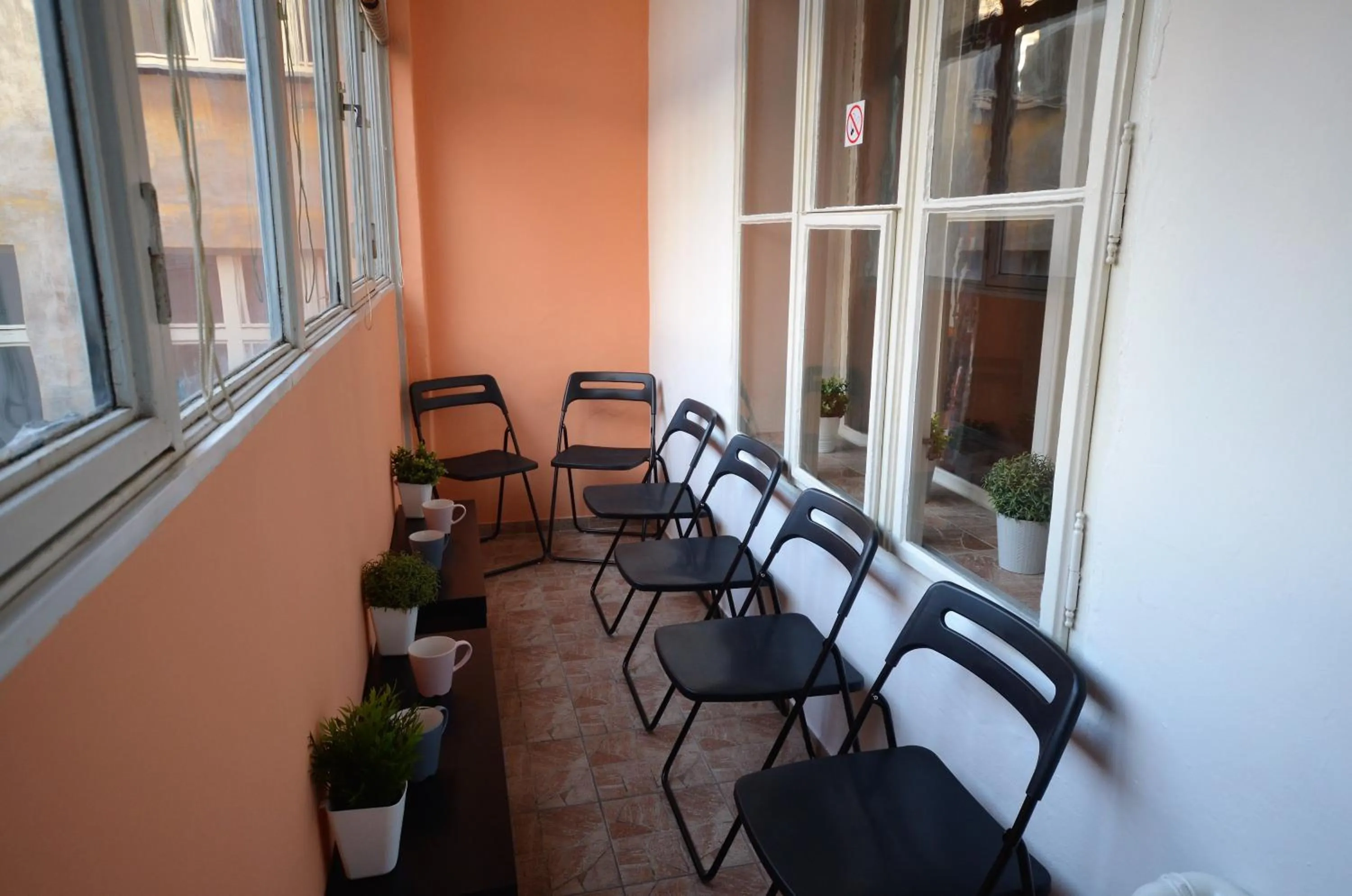Balcony/Terrace in Travel&Joy backpackers