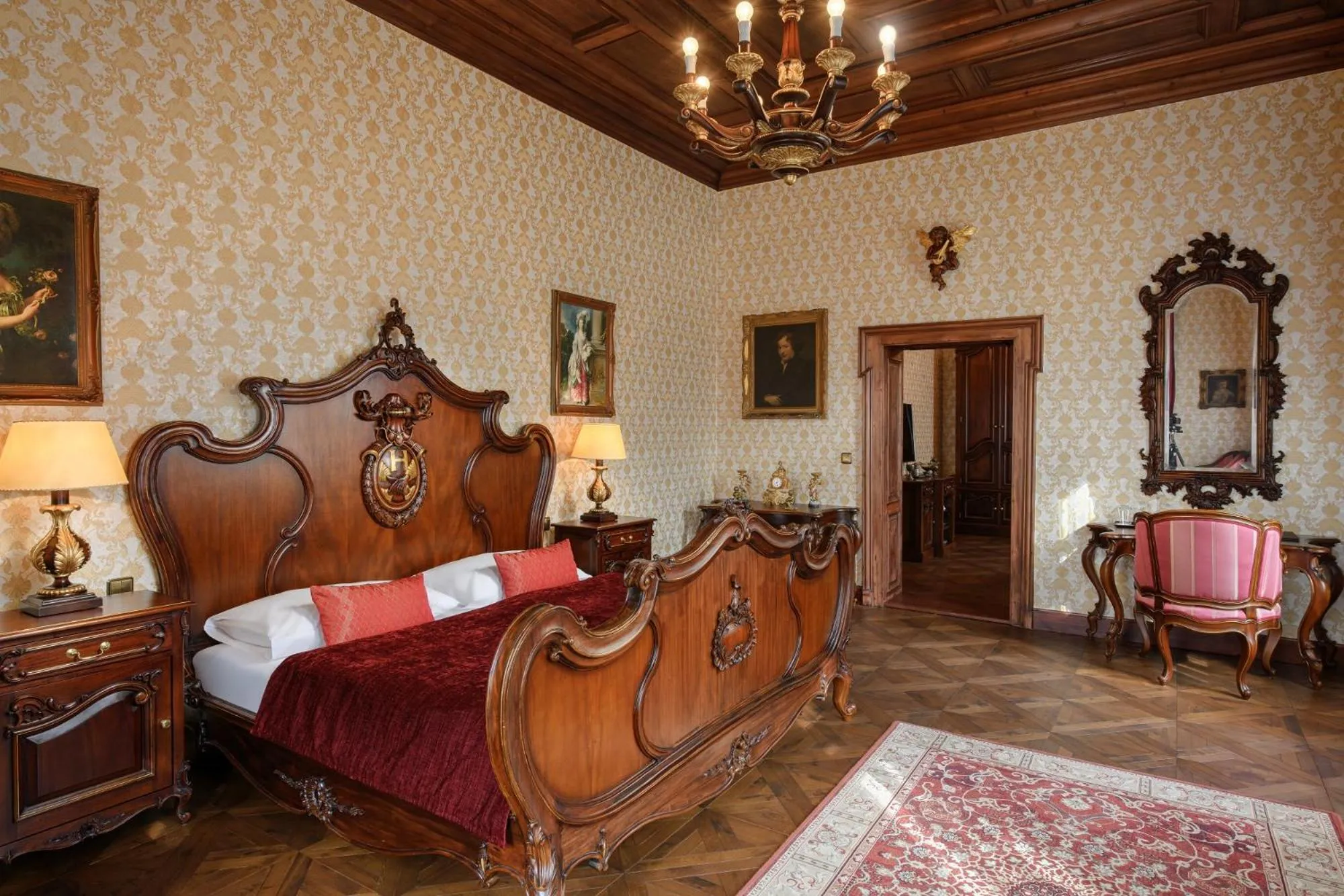 Bed in Resort Sobotín