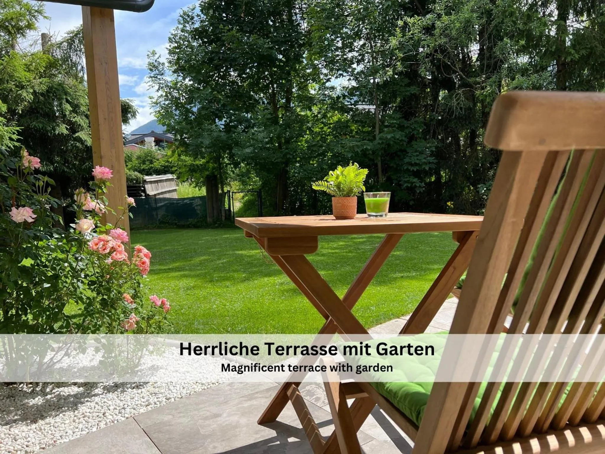 Garden in Apartments Viola Altenmarkt