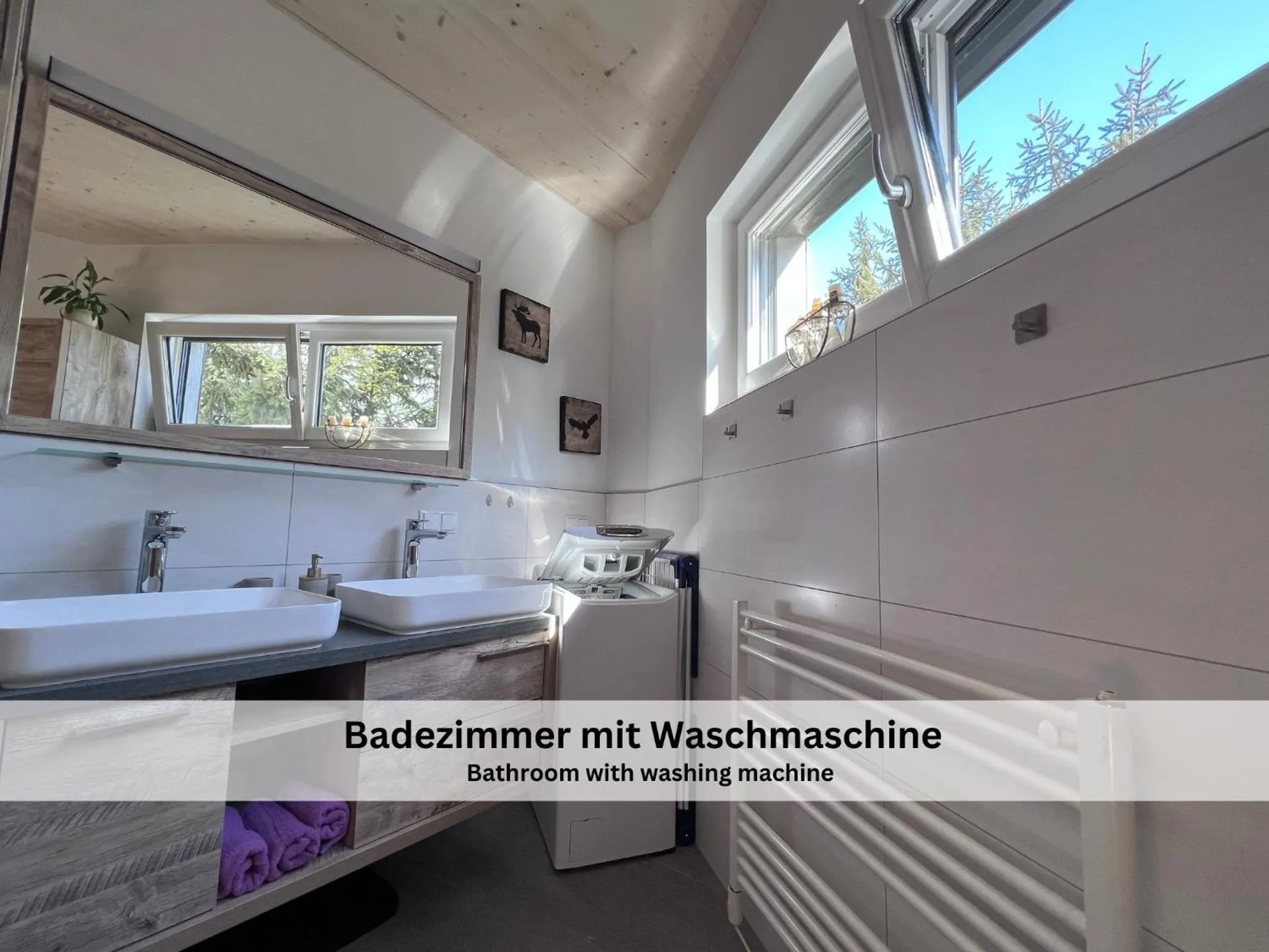 Bathroom, Bed in Apartments Viola Altenmarkt