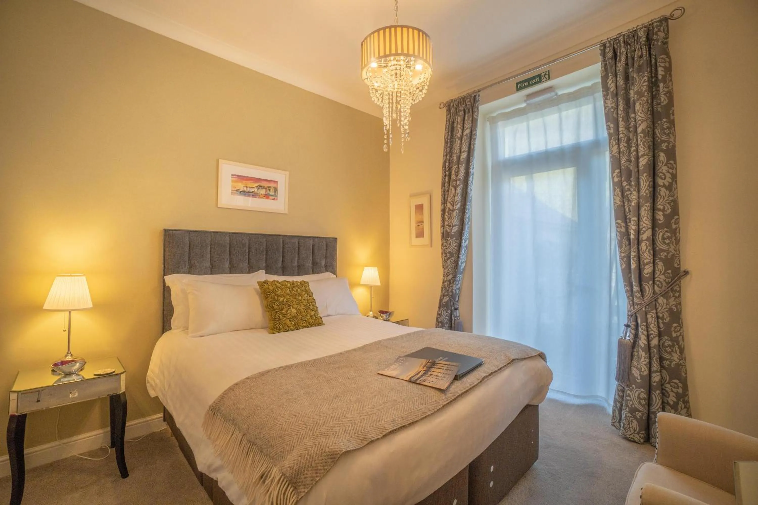 Bedroom, Bed in Awel y Mor