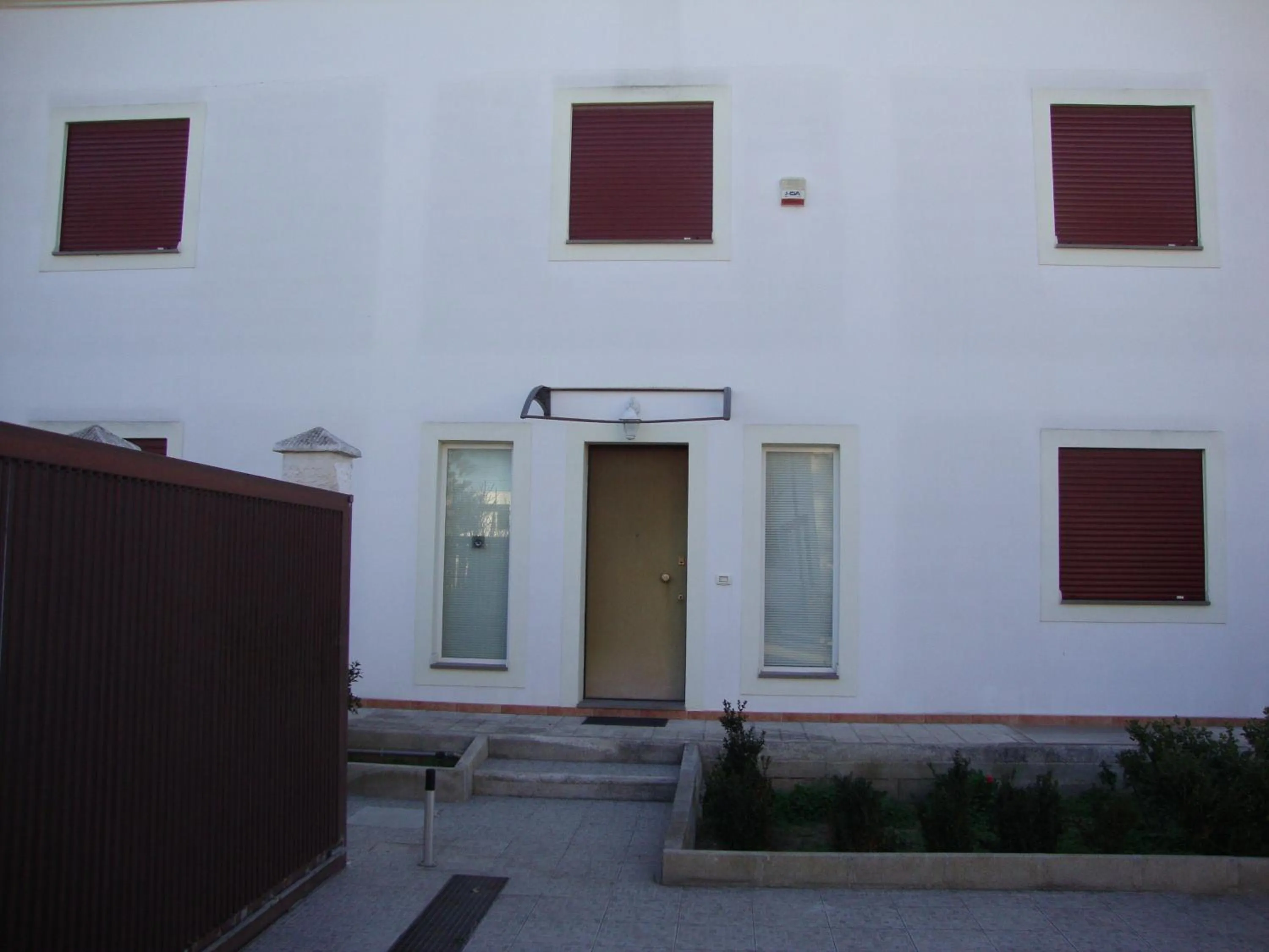 Facade/entrance in La Villa Bianca