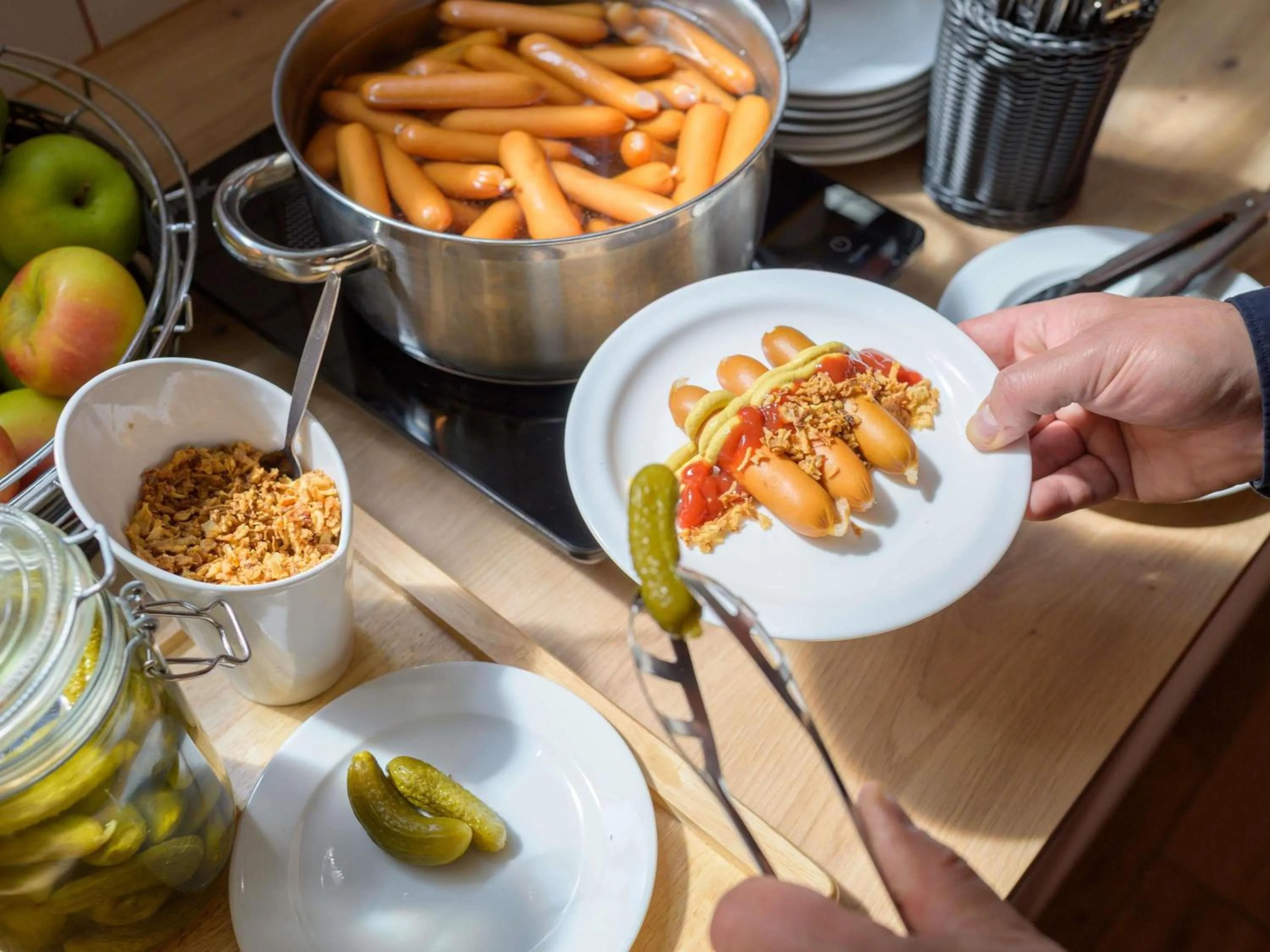 Breakfast in ibis budget Hamburg St Pauli Messe - neu renoviert