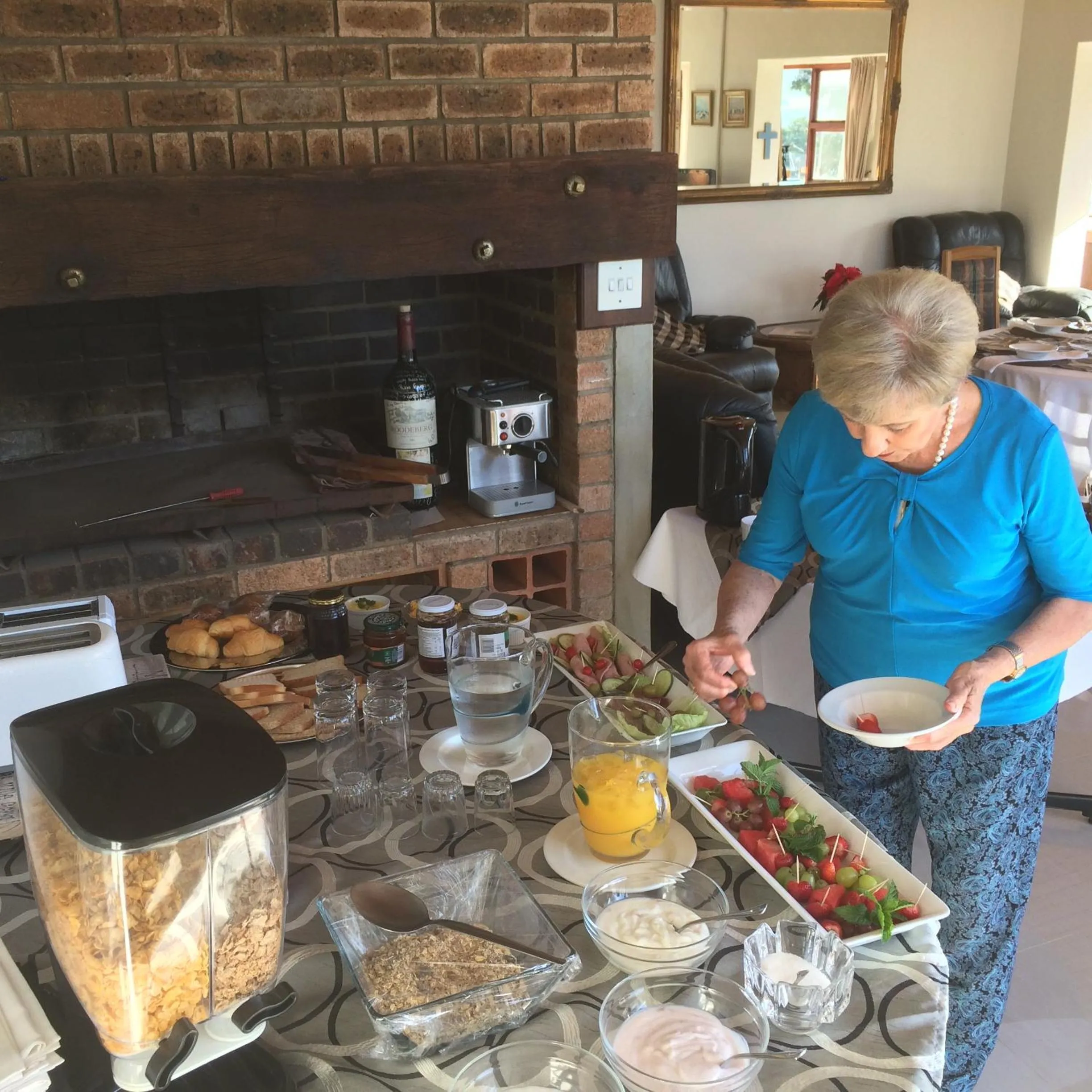 Food and drinks in Paarl Mountain Lodge