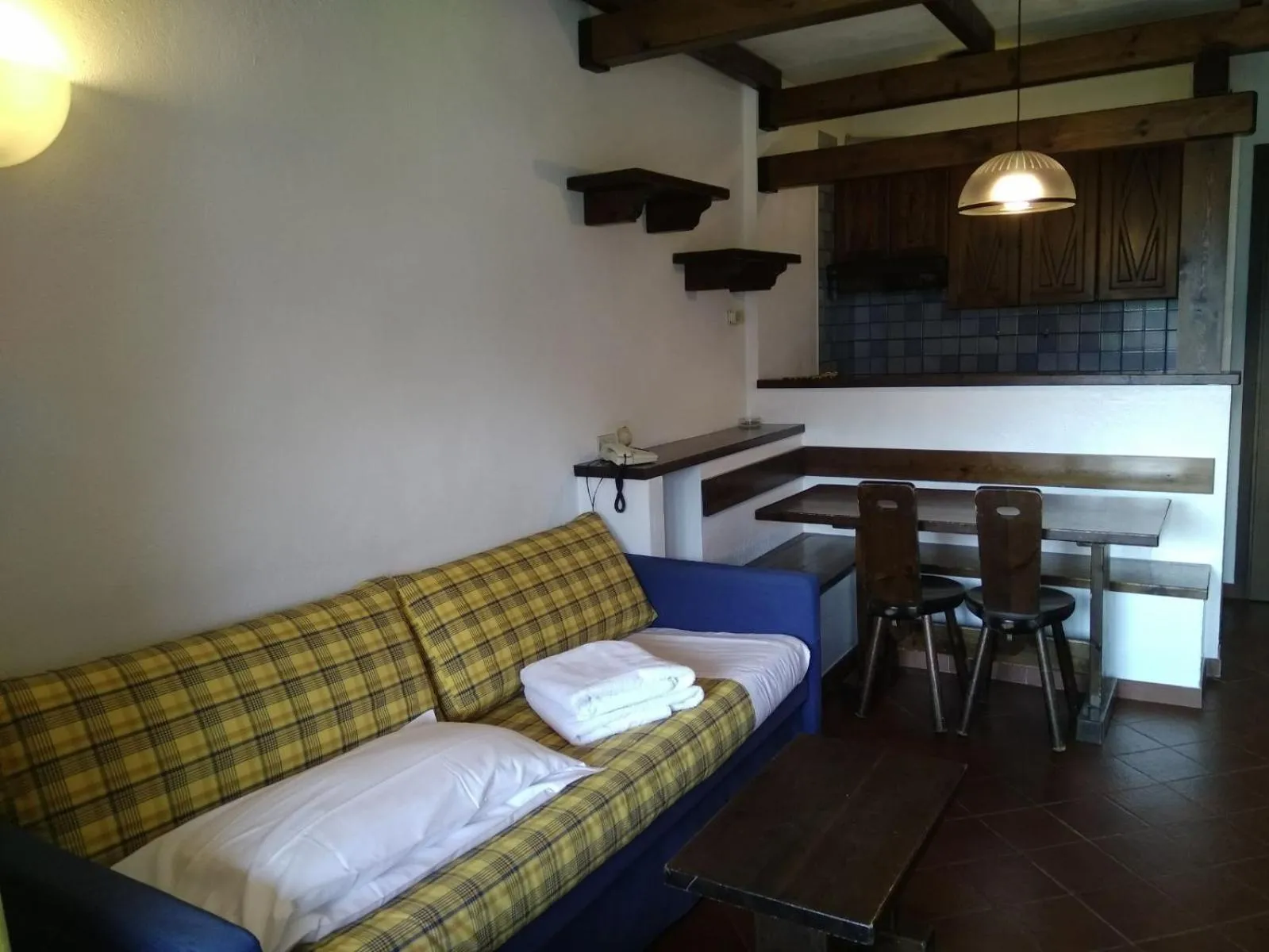 Dining area, Bed in Apartment 4 Residence Palace 2