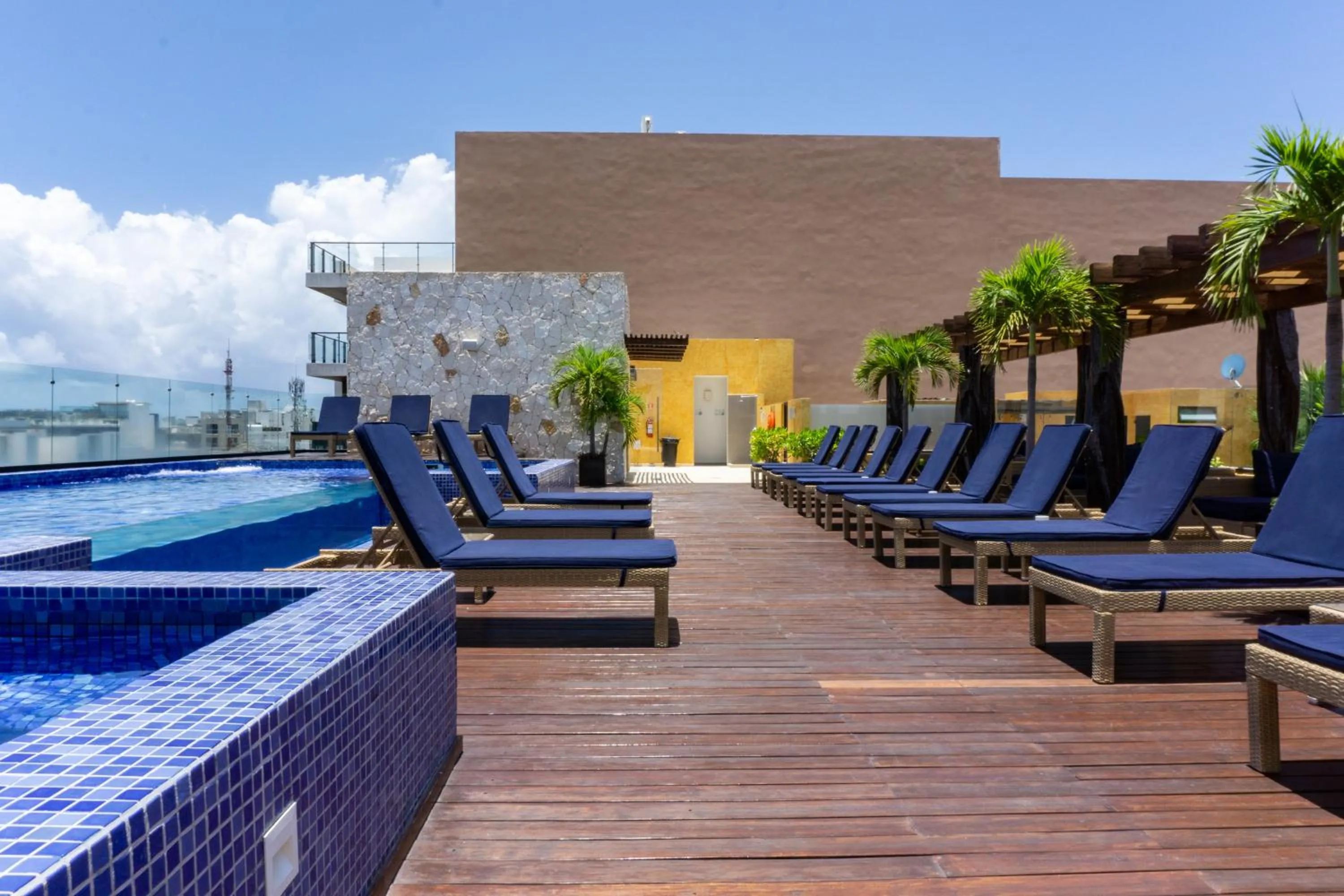 Pool view in Lunada Condo by BVR