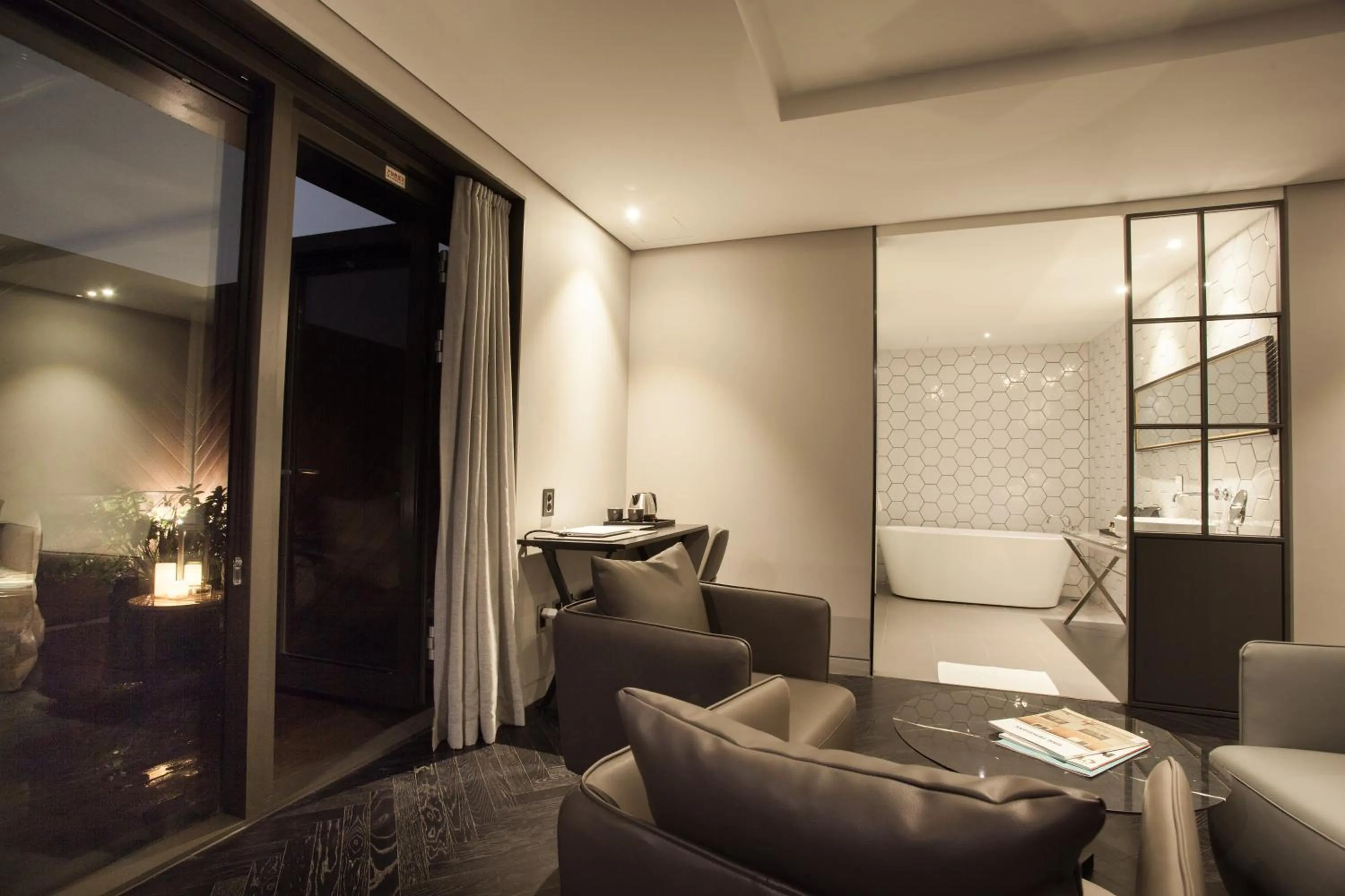 Seating area in Hotel Gaden