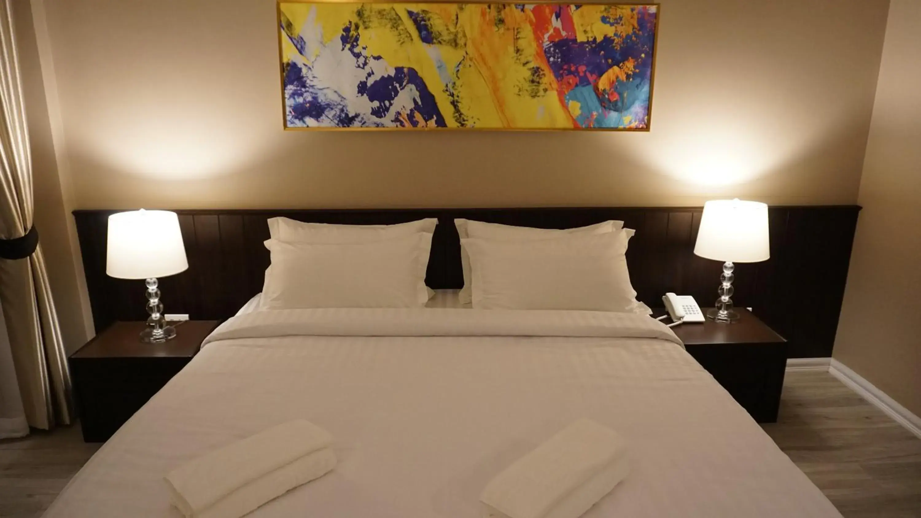 City view, Bed in Taris Art Hotel Phrae City view, Bed in Taris Art Hotel Phrae