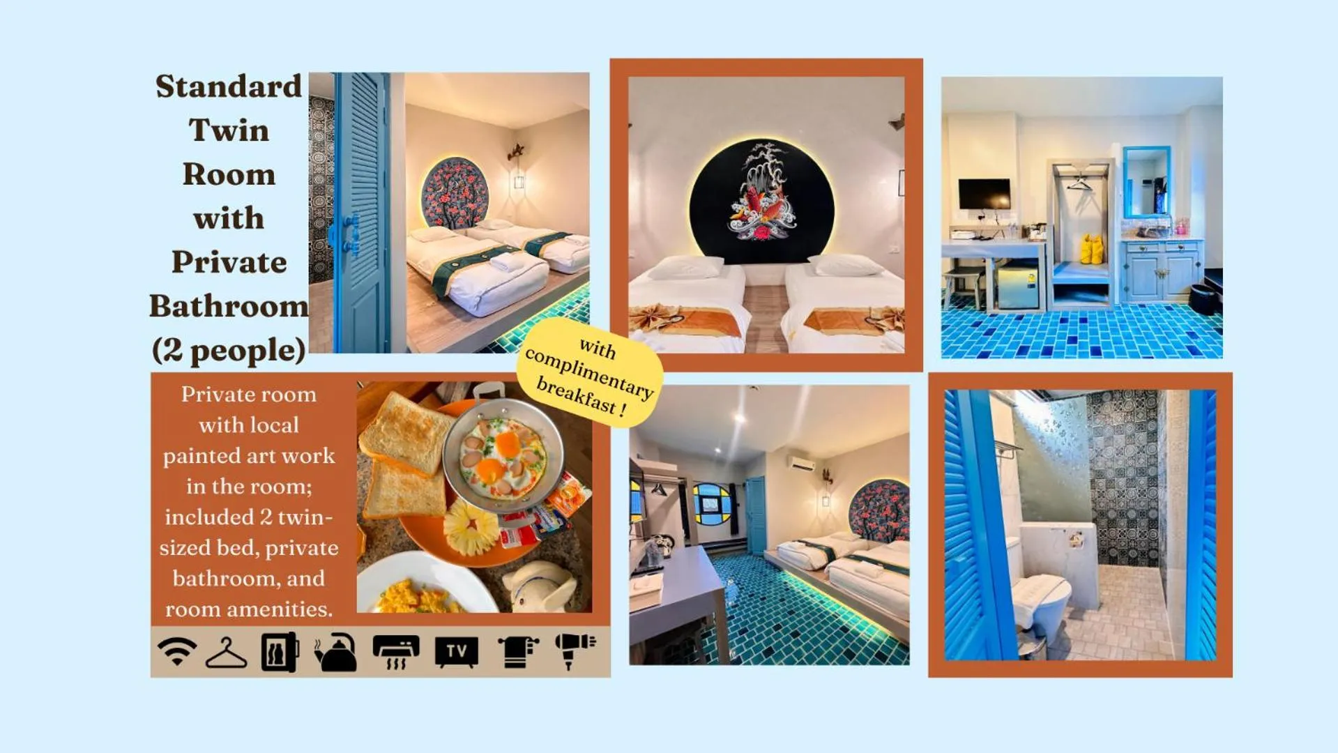 Standard Twin Room in The Luna