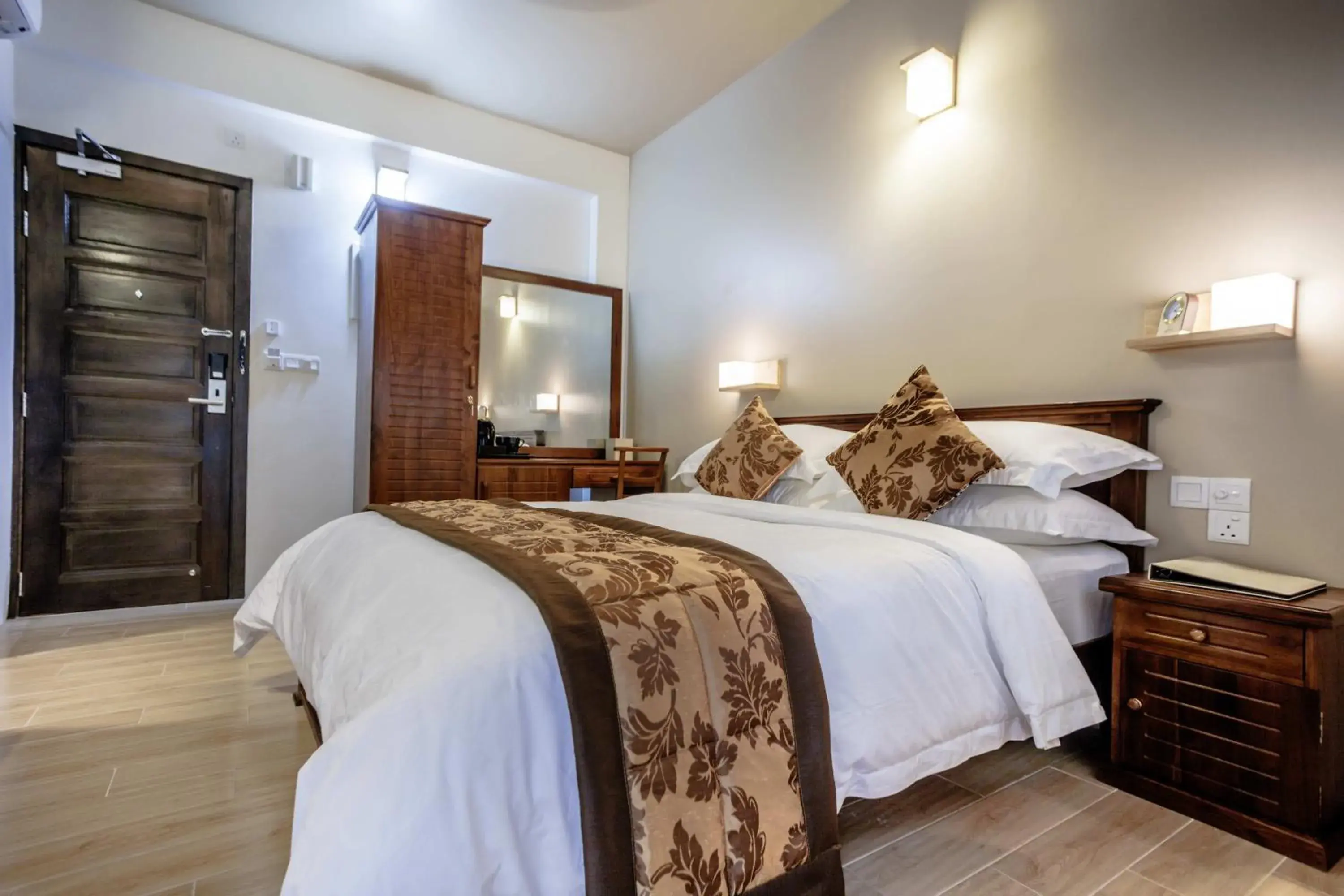 Garden view, Bed in The Vinorva Maldives Garden view, Bed in The Vinorva Maldives