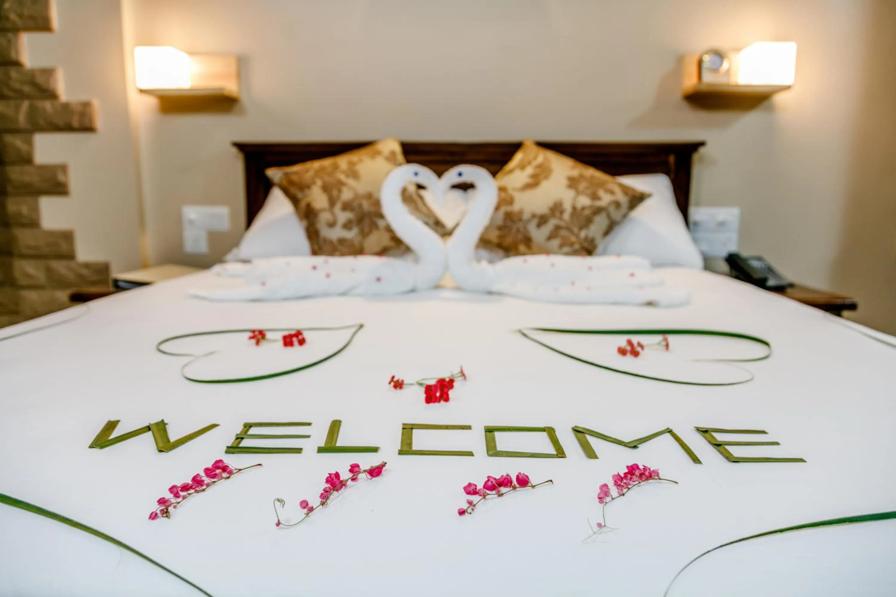 Bed in The Vinorva Maldives