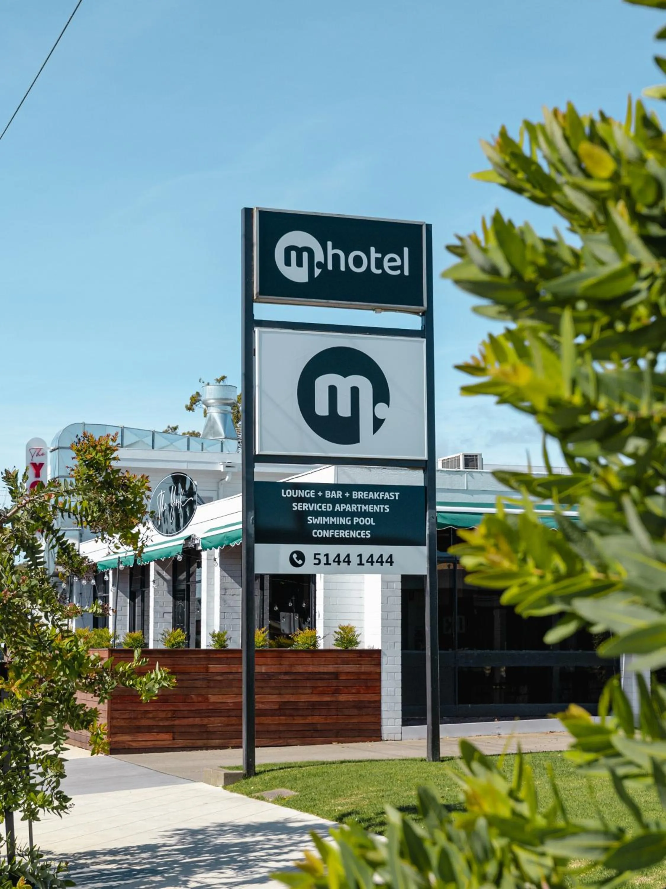 Property building in m hotel