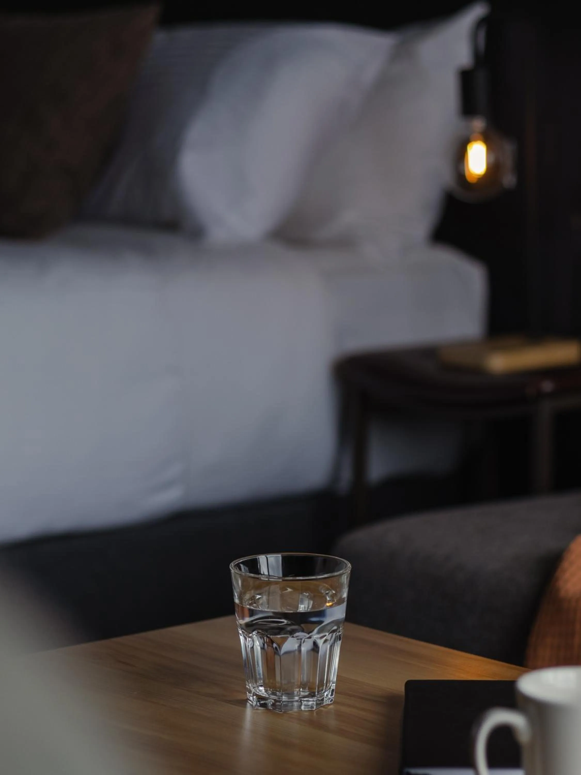 Seating area, Bed in m hotel