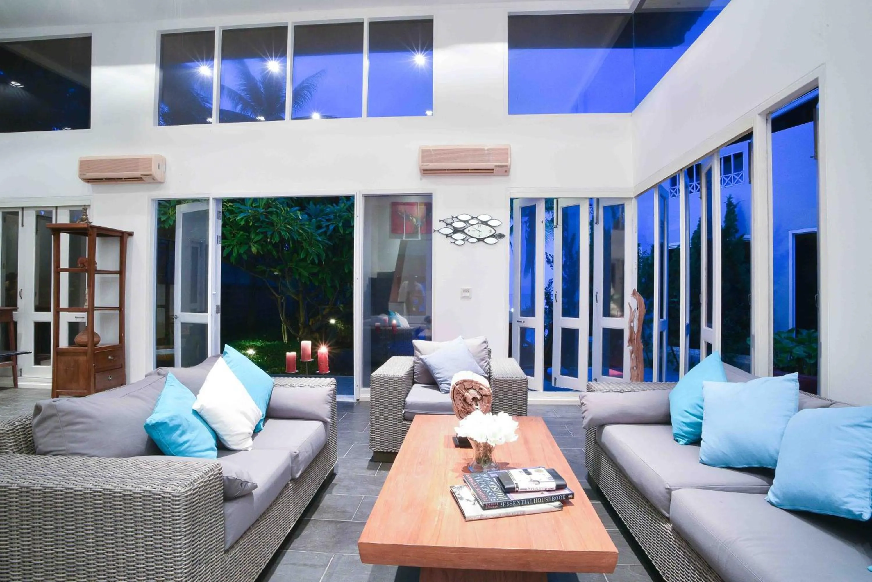 Living room in Dar's Haven Cha-Am