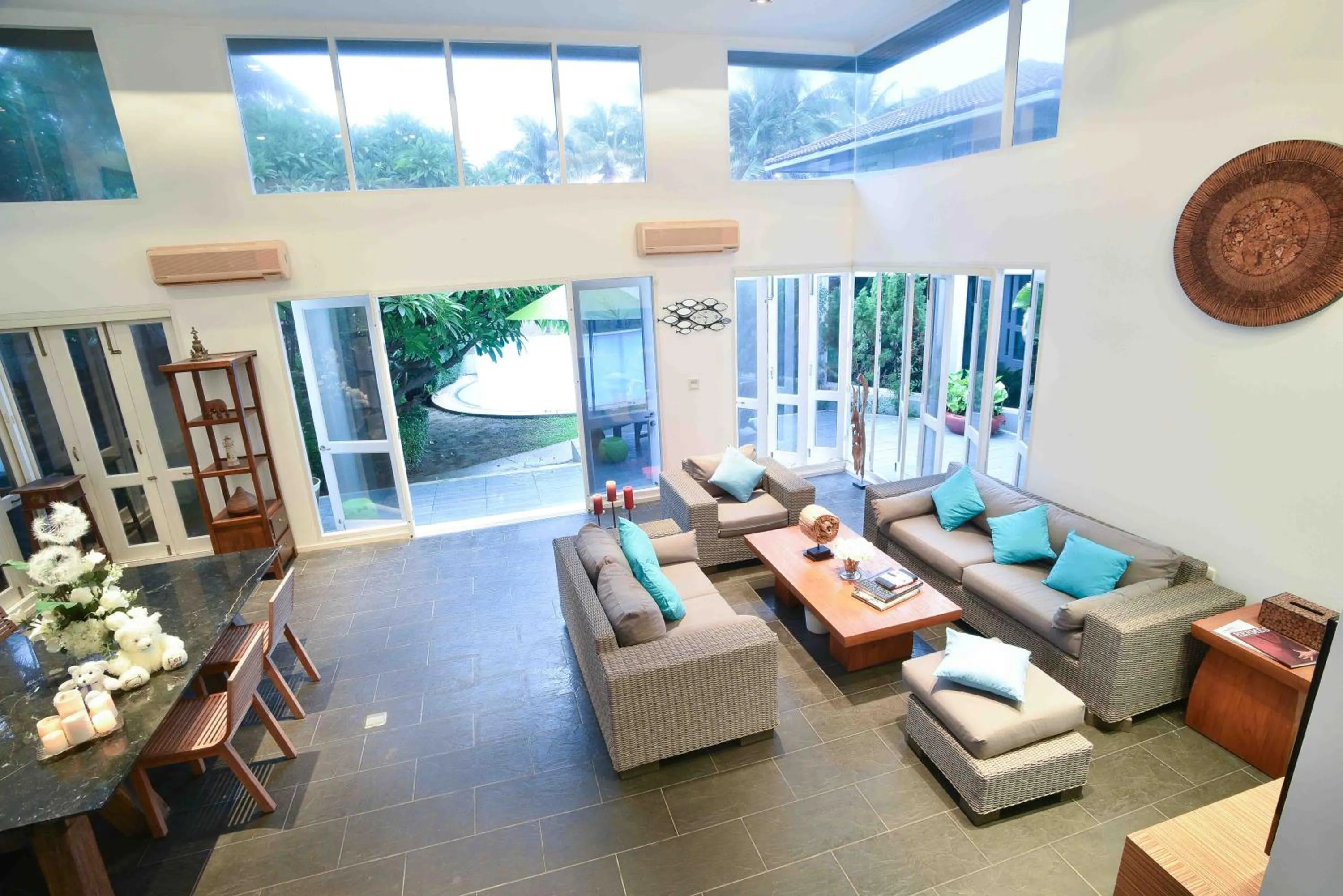 Living room in Dar's Haven Cha-Am