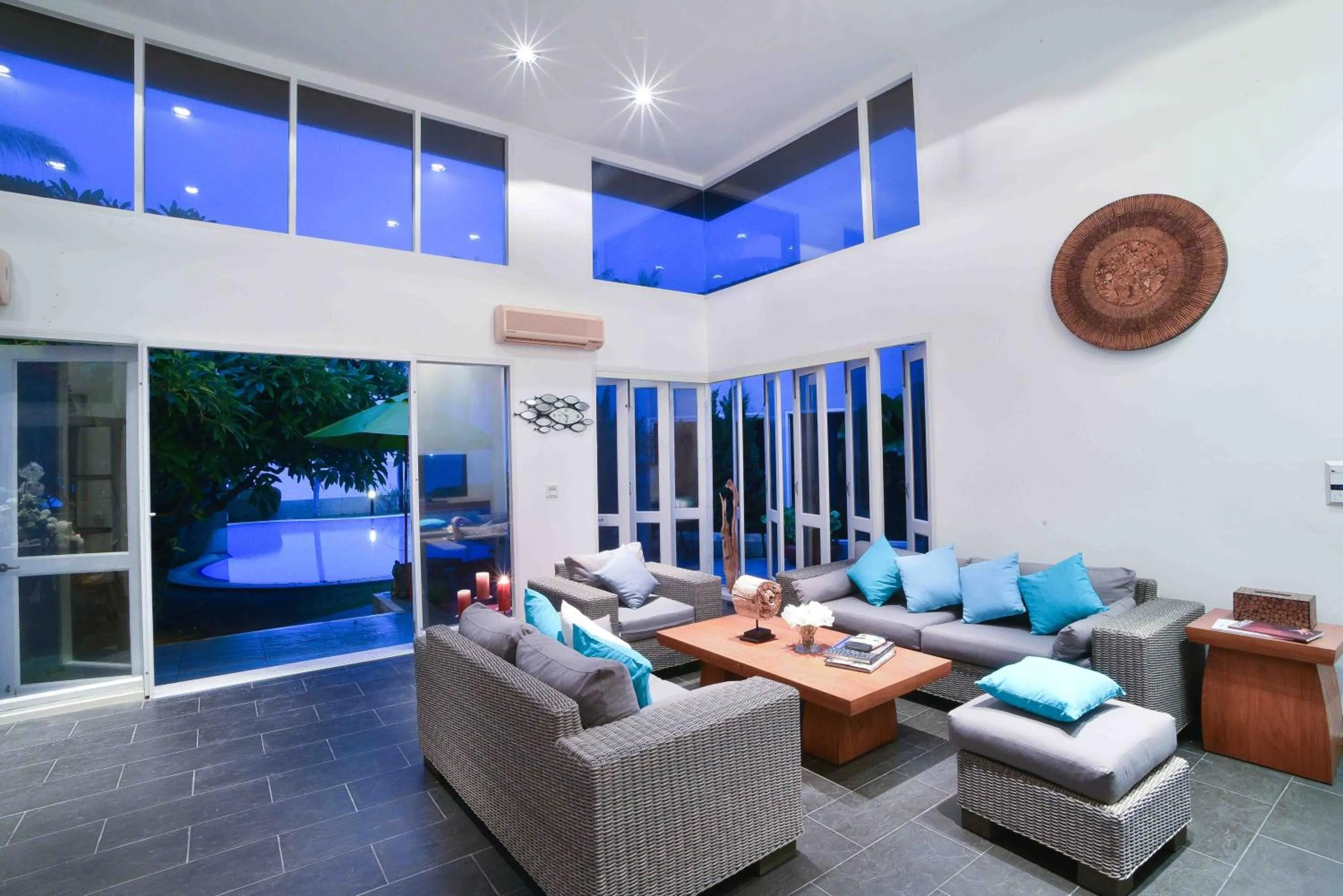 Living room in Dar's Haven Cha-Am