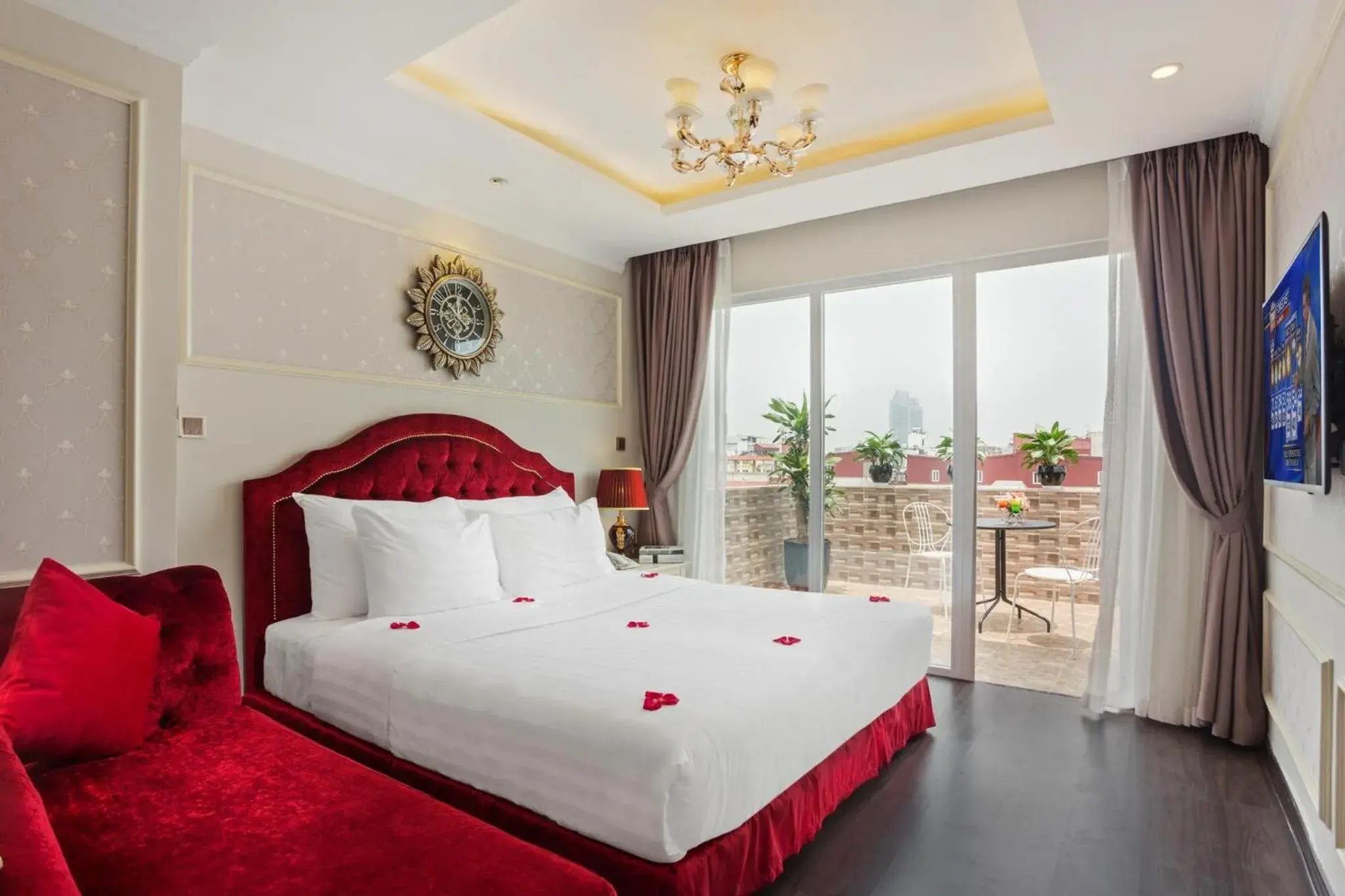 Bedroom, Bed in Luxury Old Quarter Hotel & Gym Bedroom, Bed in Luxury Old Quarter Hotel & Gym
