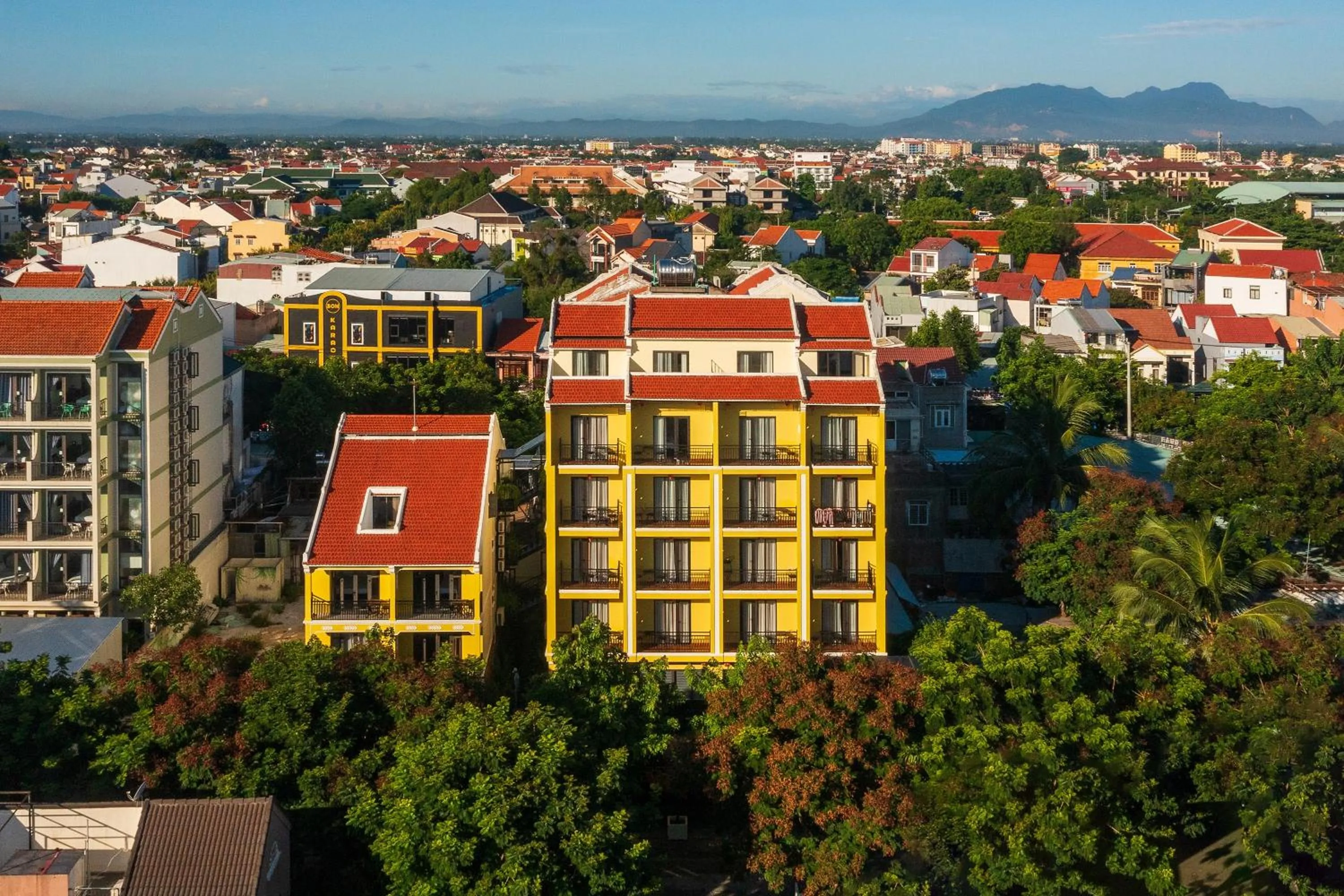 Property building in Hoi An Rose Garden Hotel