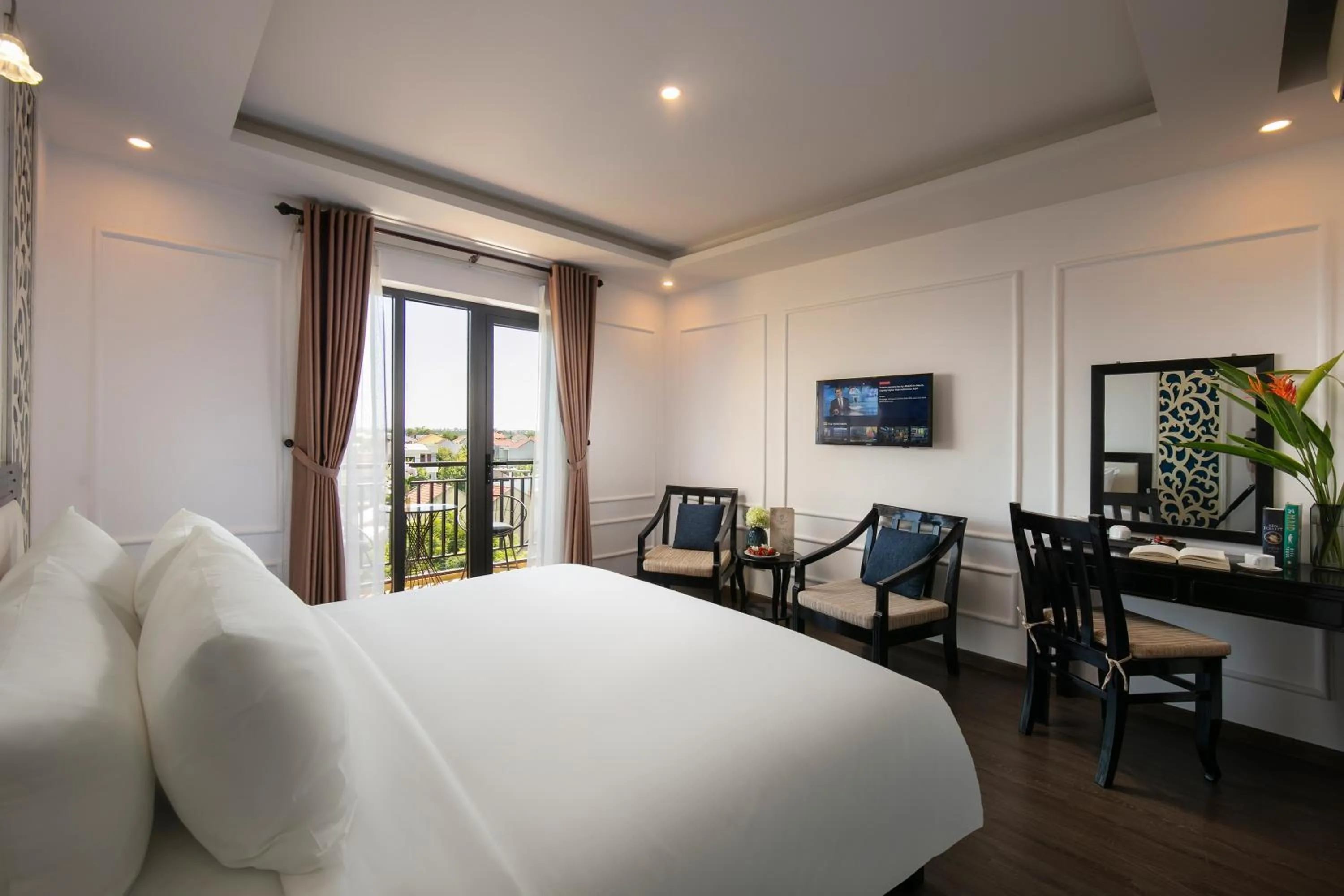 Bed in Hoi An Rose Garden Hotel