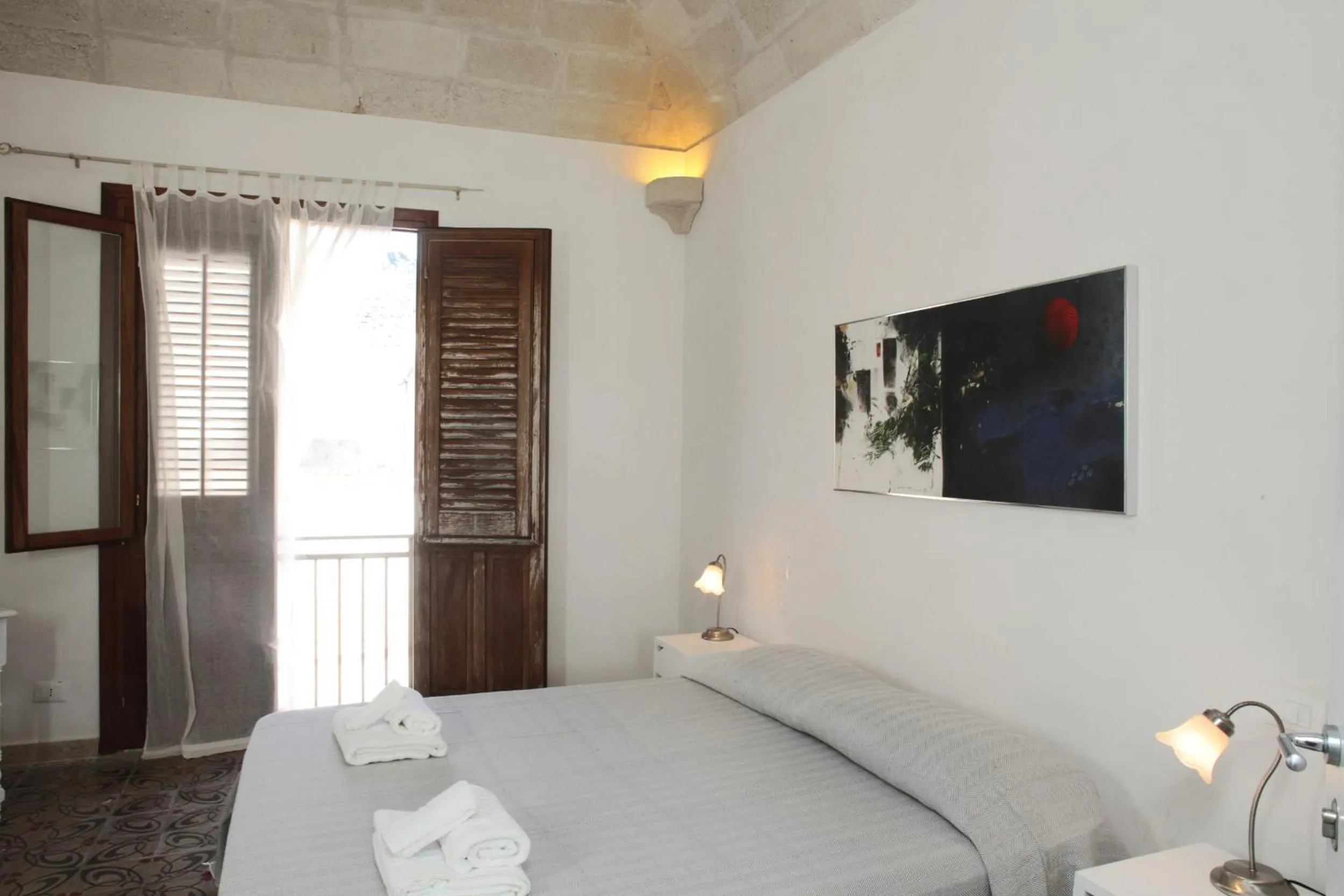 Balcony/Terrace, Bed in B&b Il Tufo