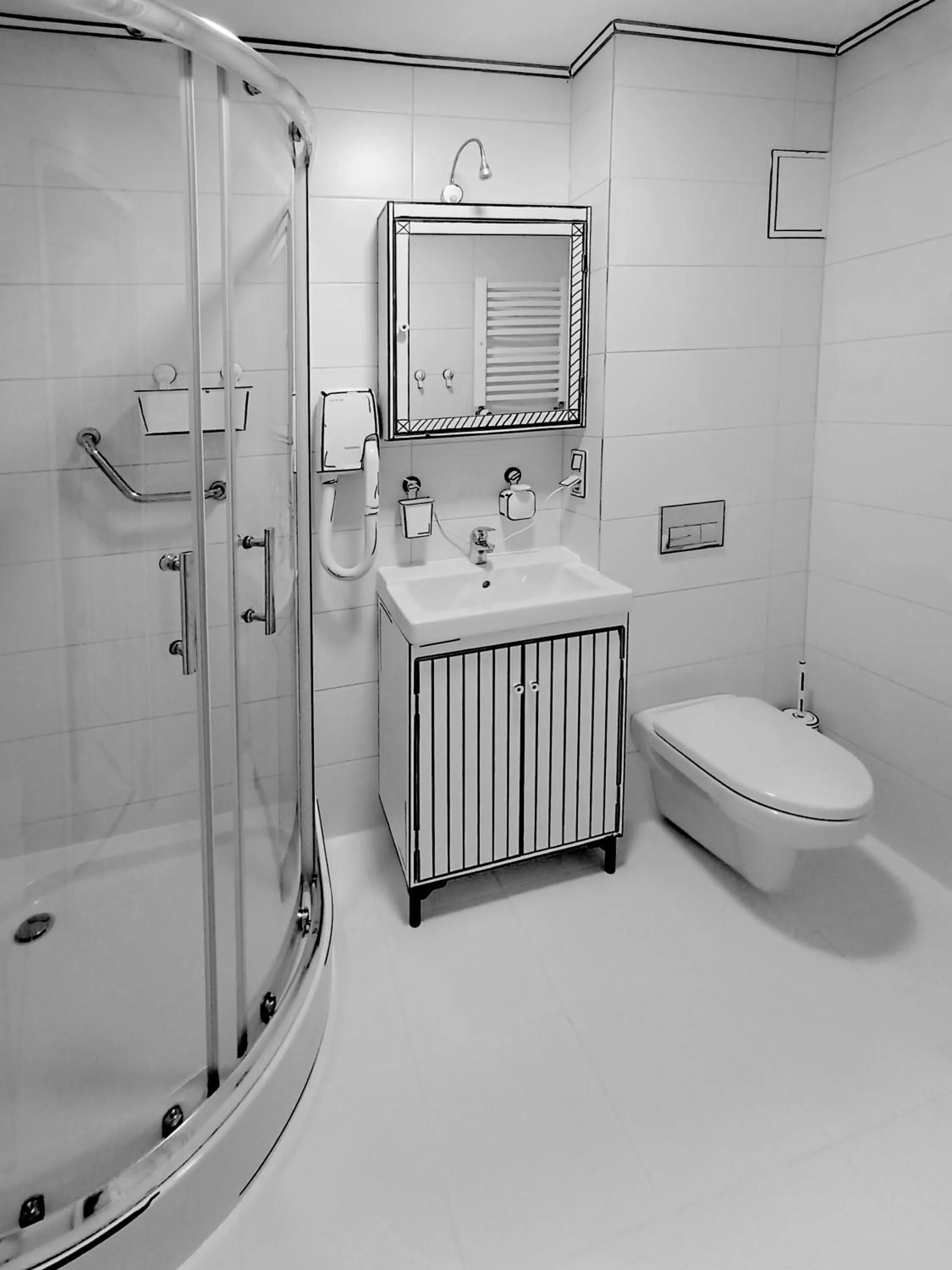 Shower in Good Times House