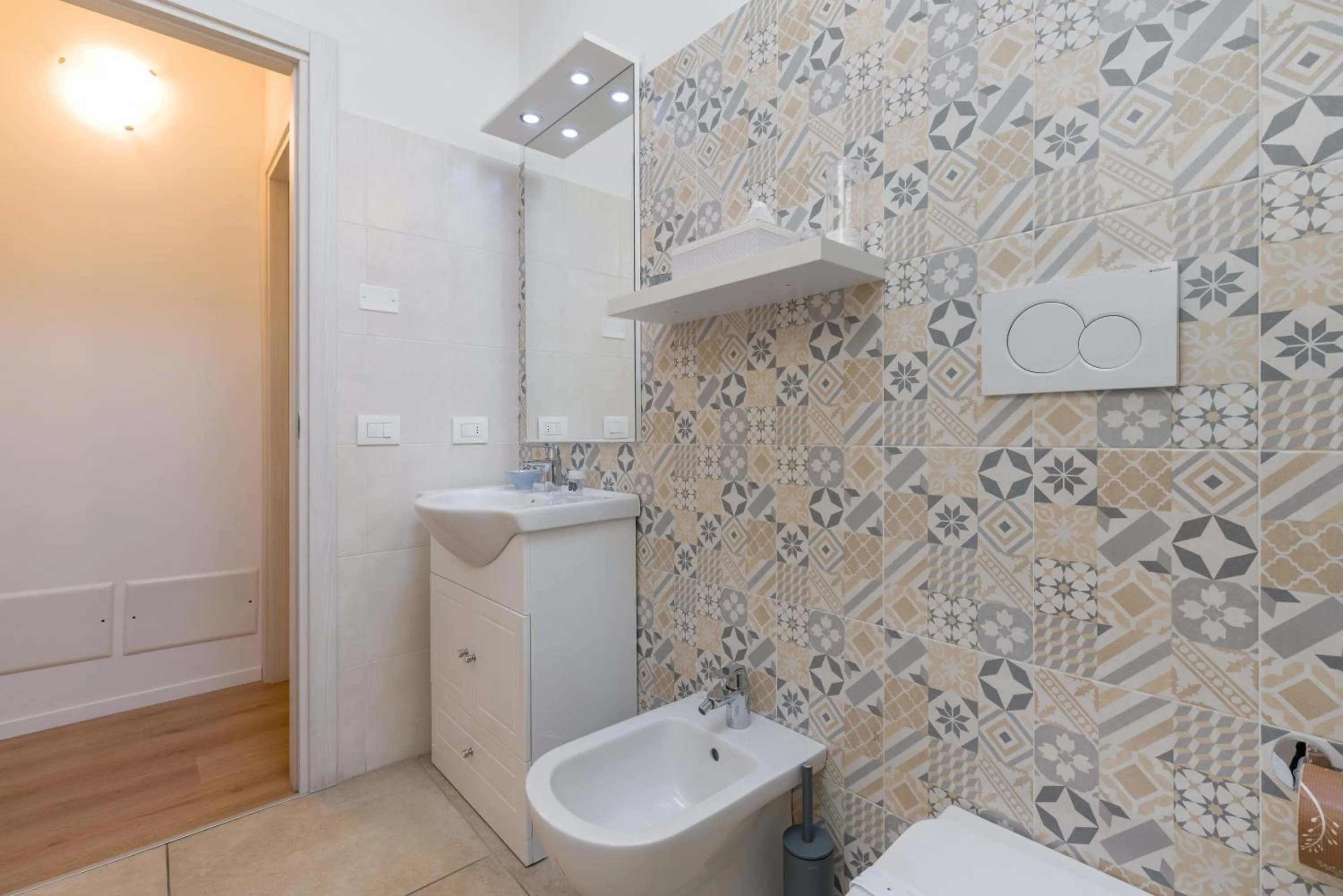 Bathroom in Giardino Giusti House & Court