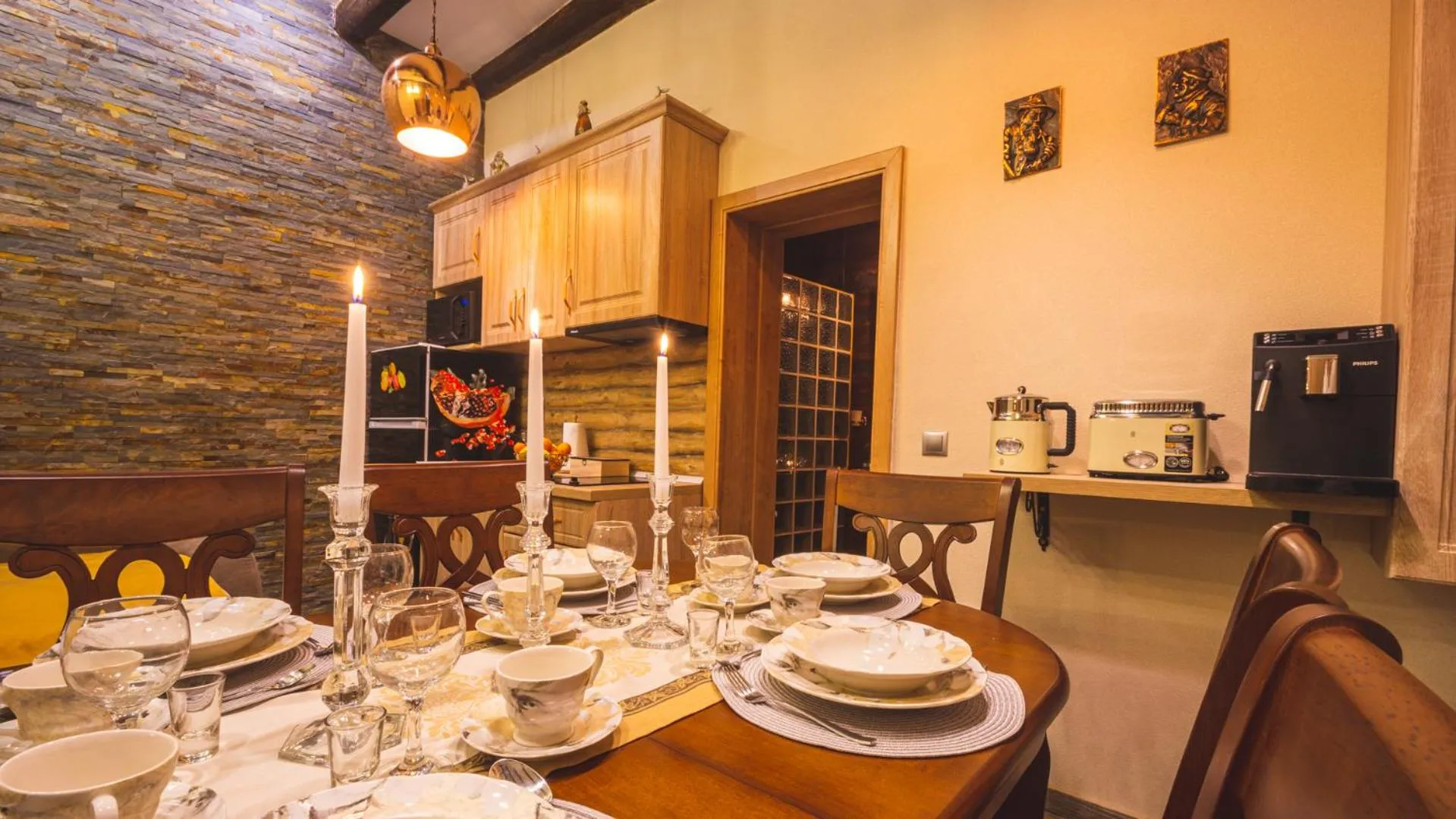 Dining area in Hermannstadt House