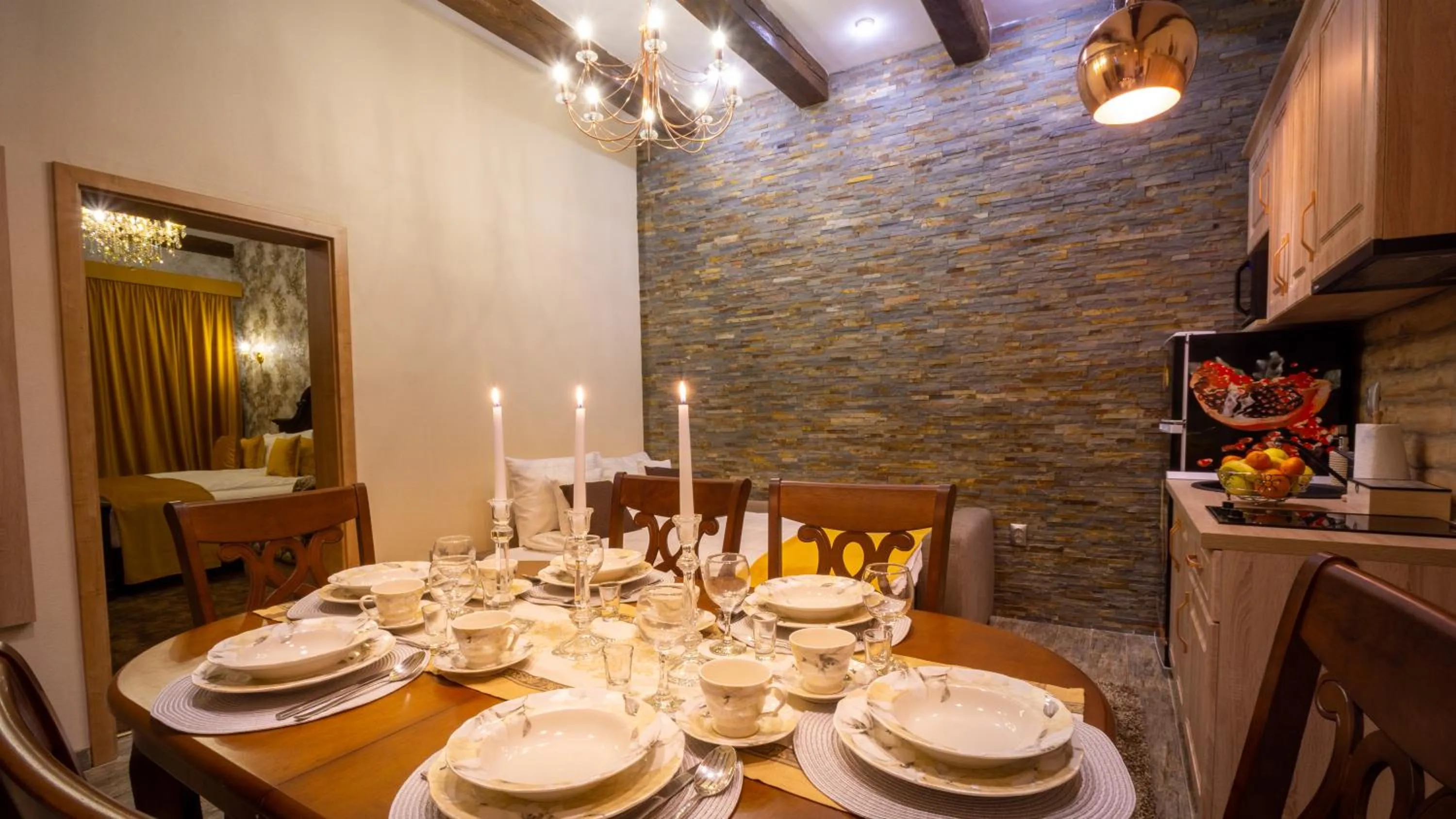 Dining area in Hermannstadt House