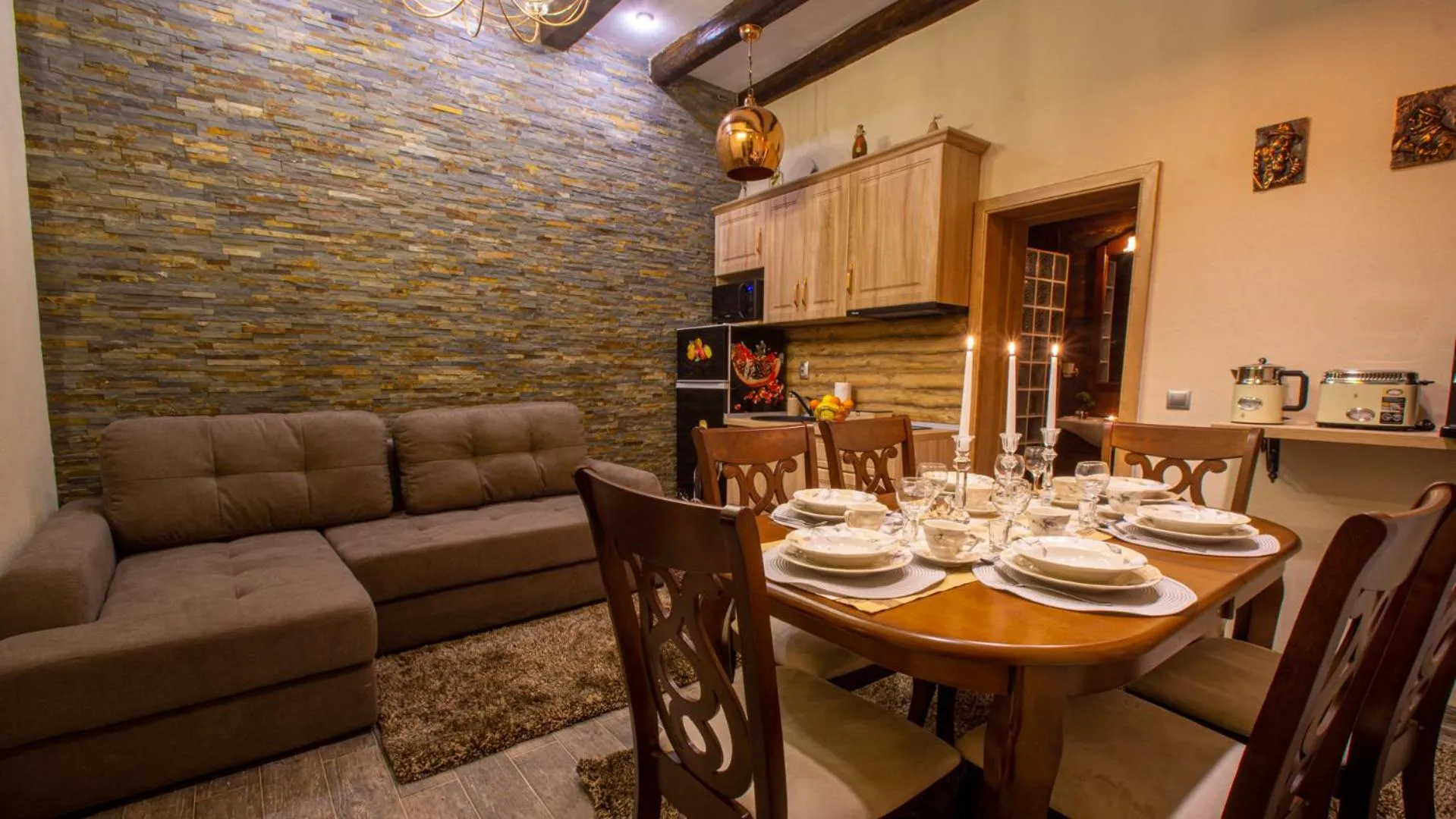 Dining area in Hermannstadt House