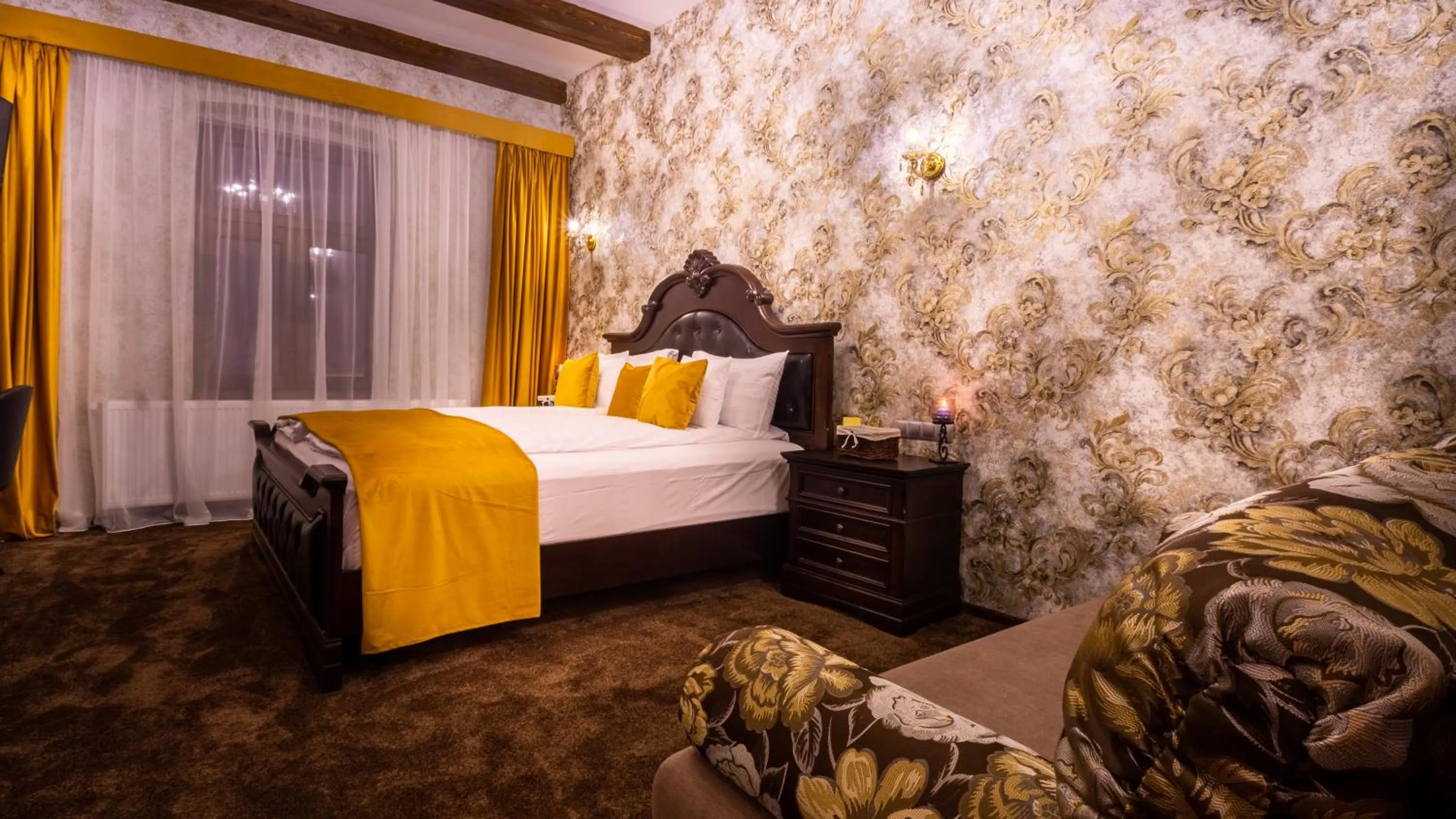 Photo of the whole room, Bed in Hermannstadt House