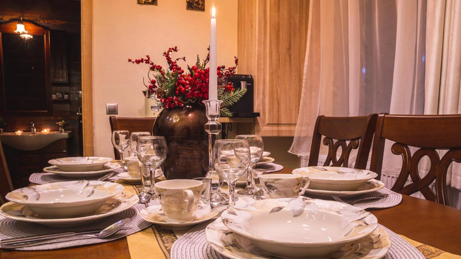 Dining area in Hermannstadt House