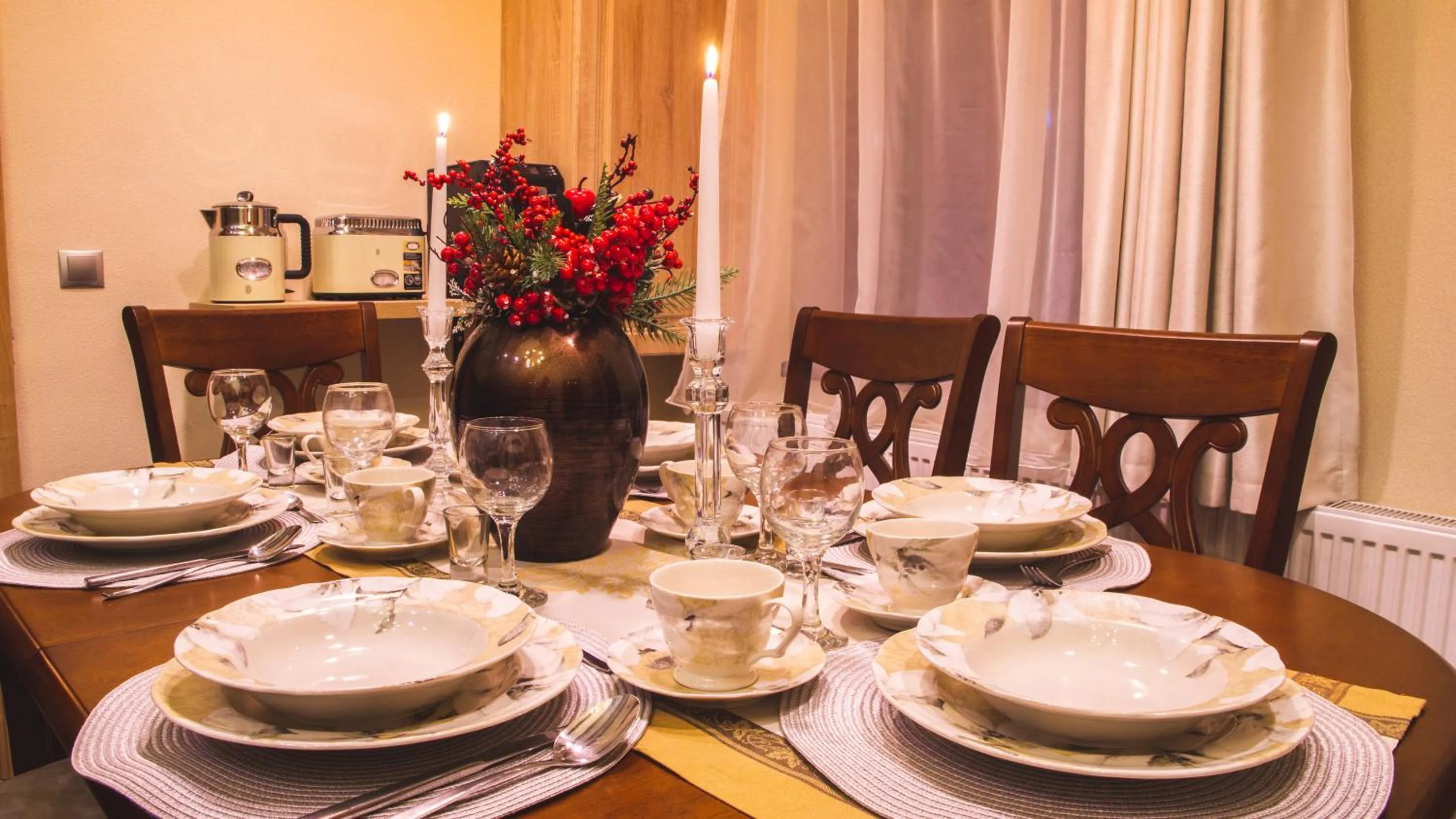 Dining area in Hermannstadt House