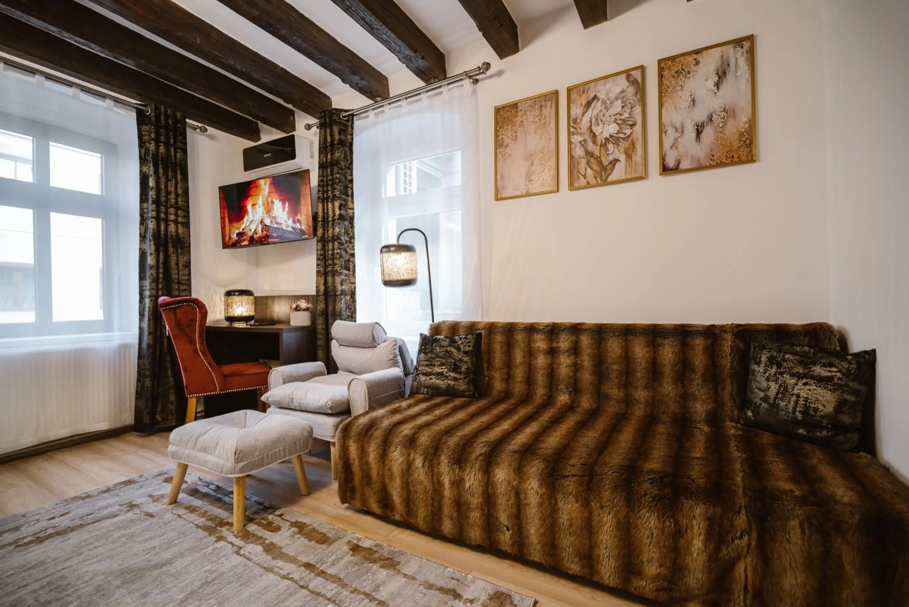 Bed in Hermannstadt House