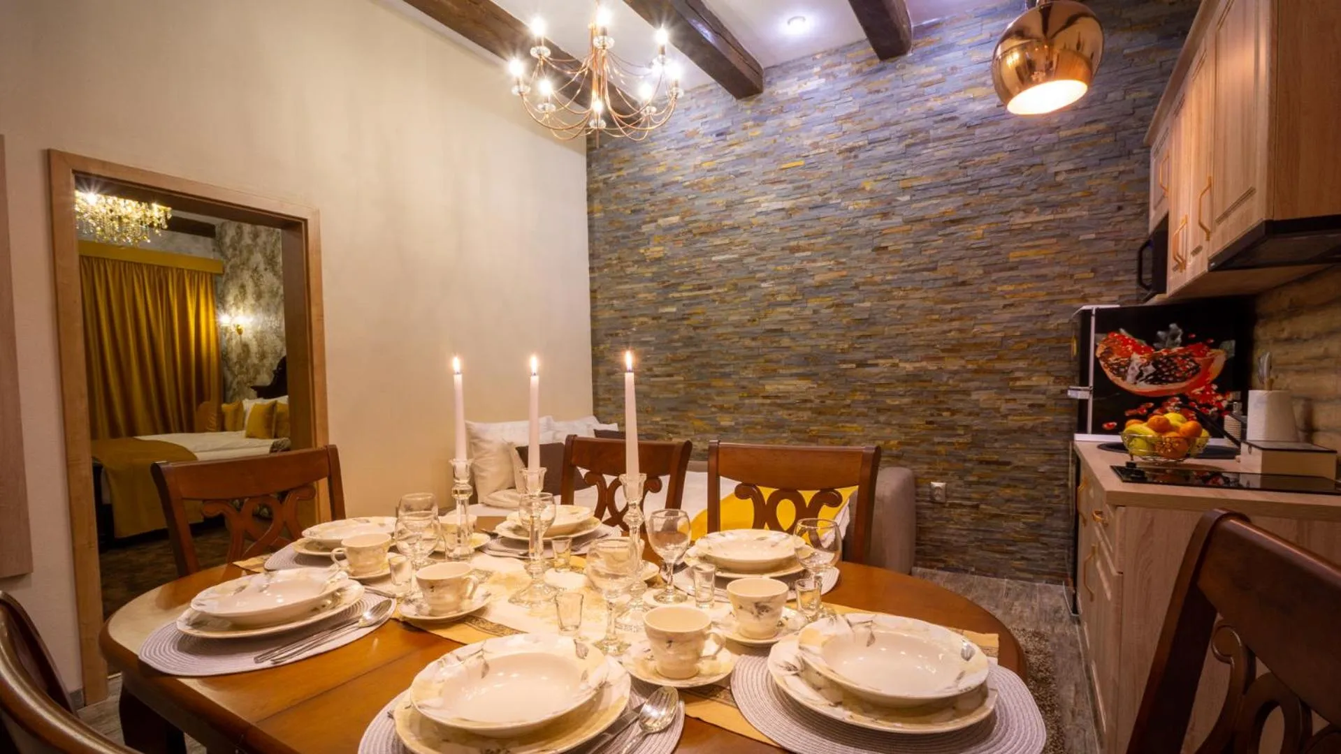 Dining area in Hermannstadt House