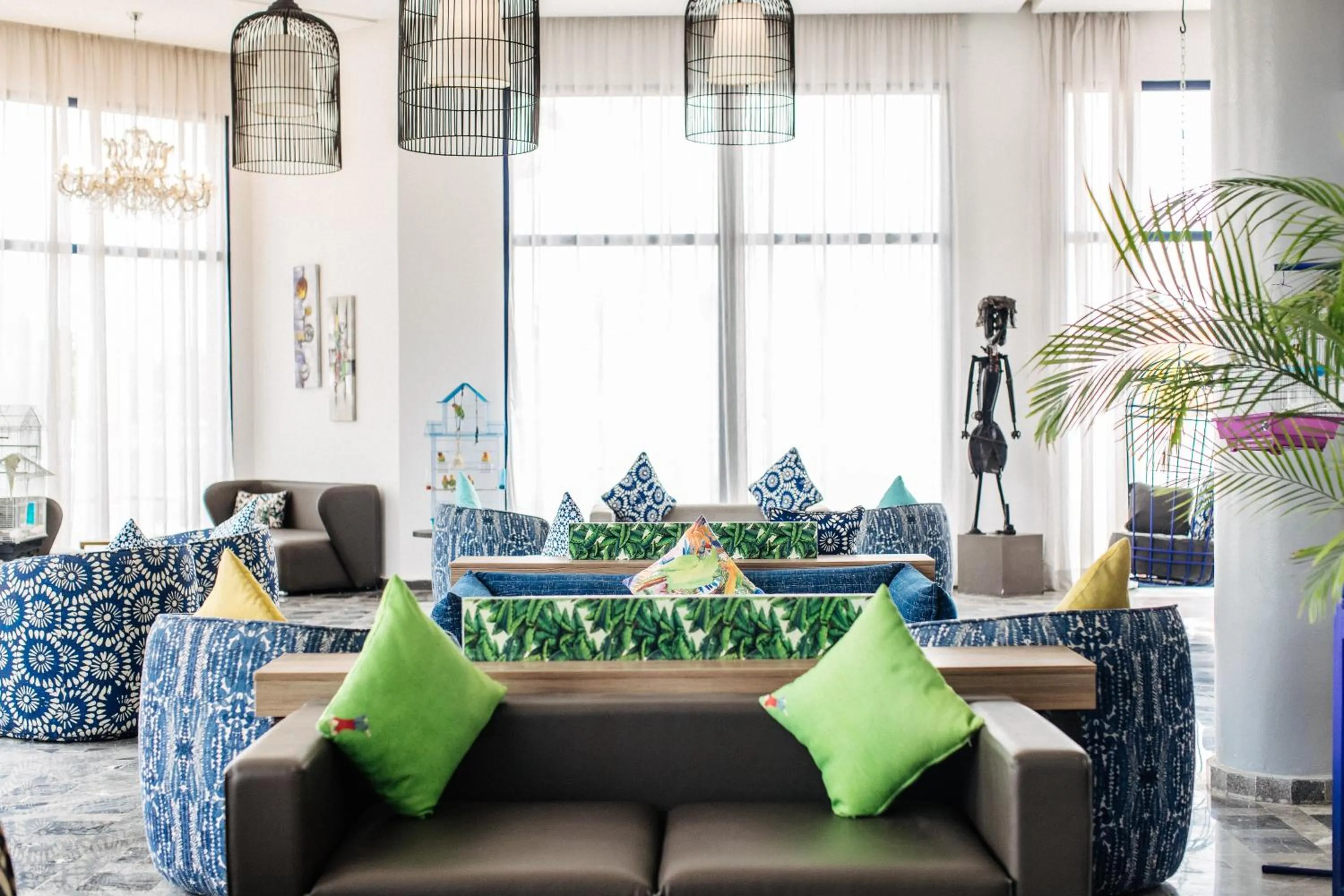 Lobby or reception in Wazo Appart-Hôtel