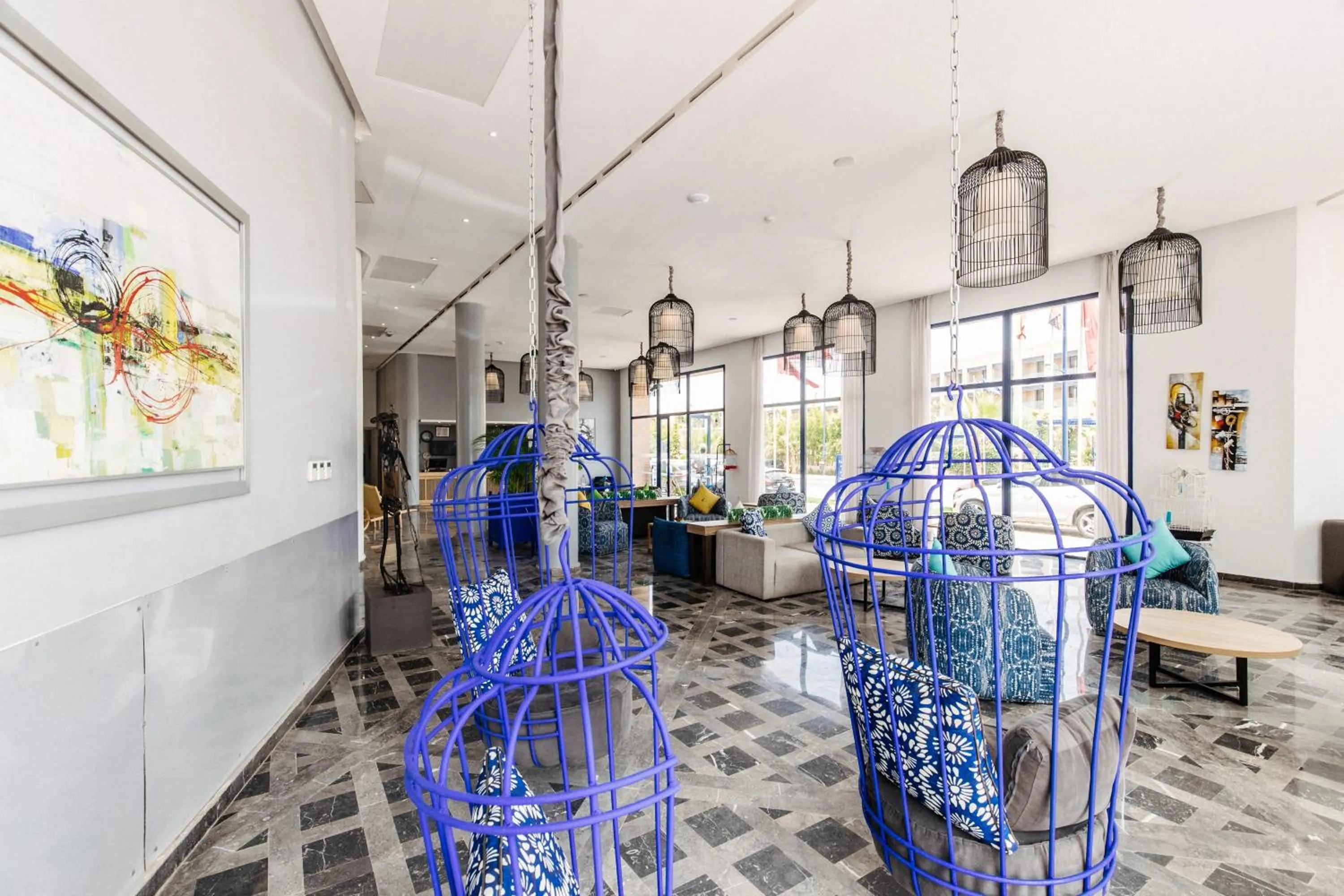 Lobby or reception in Wazo Appart-Hôtel