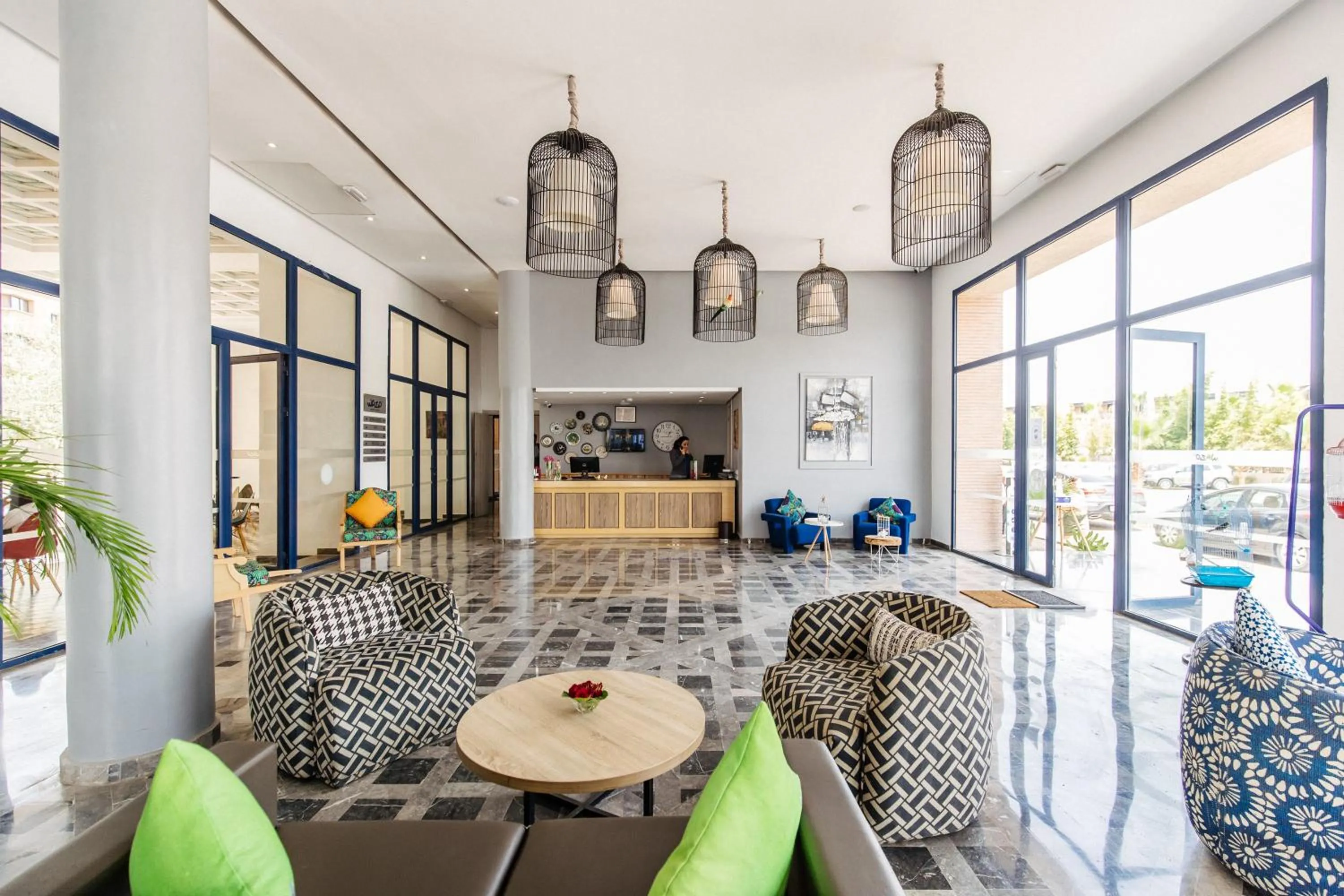 Lobby or reception in Wazo Appart-Hôtel