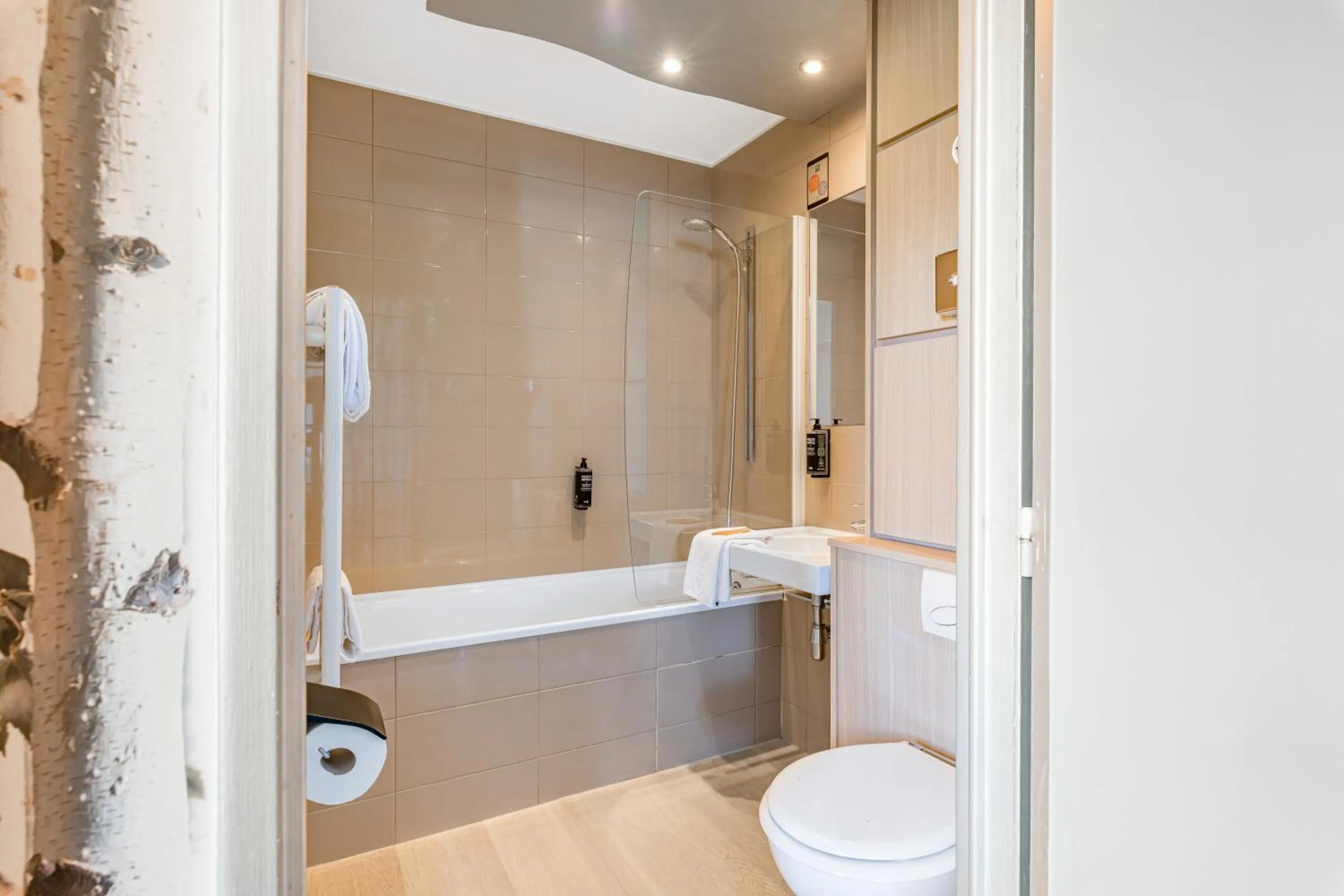 Bathroom in ibis Styles Annecy Centre Gare