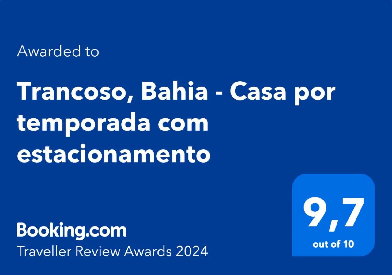 Trancoso, Bahia - Casa por temporada com estacionamento