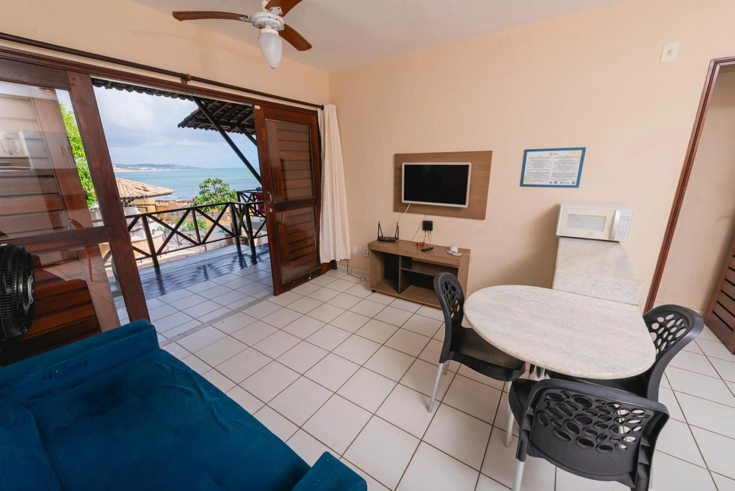 Living room in Apartamentos Natal Ponta Negra Vista Espetacular para o Mar