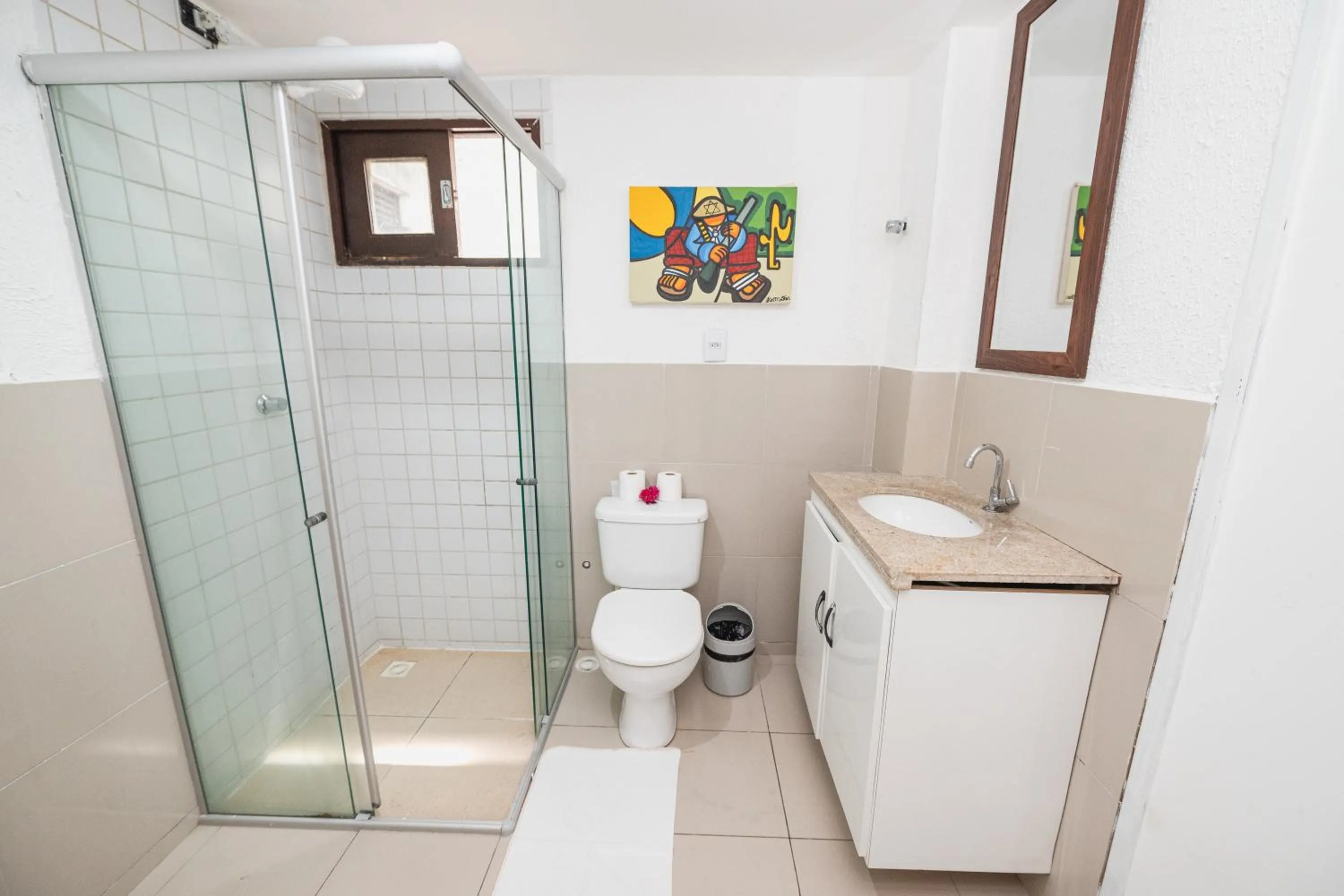 Shower in Apartamentos Natal Ponta Negra Vista Espetacular para o Mar