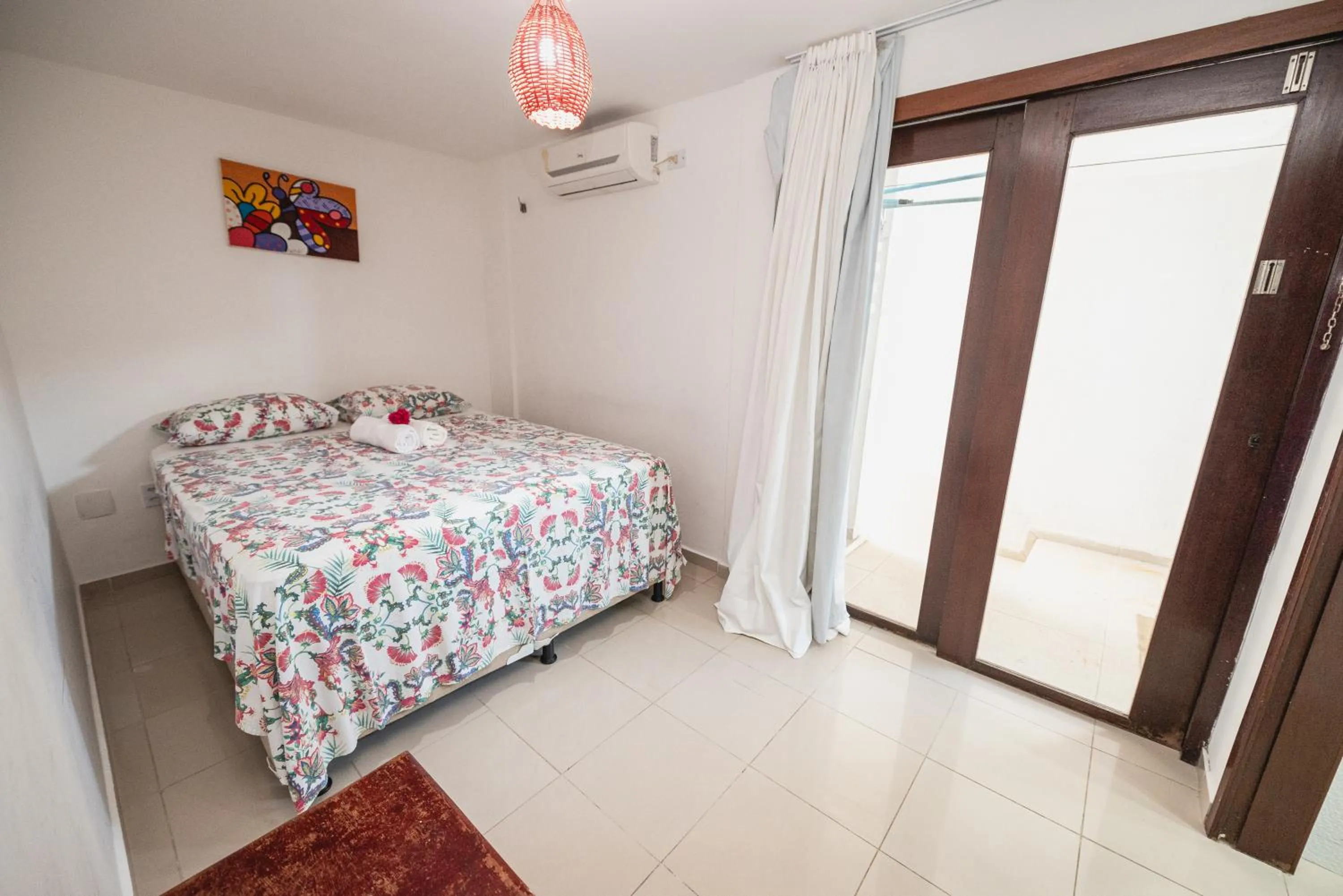 Bed in Apartamentos Natal Ponta Negra Vista Espetacular para o Mar