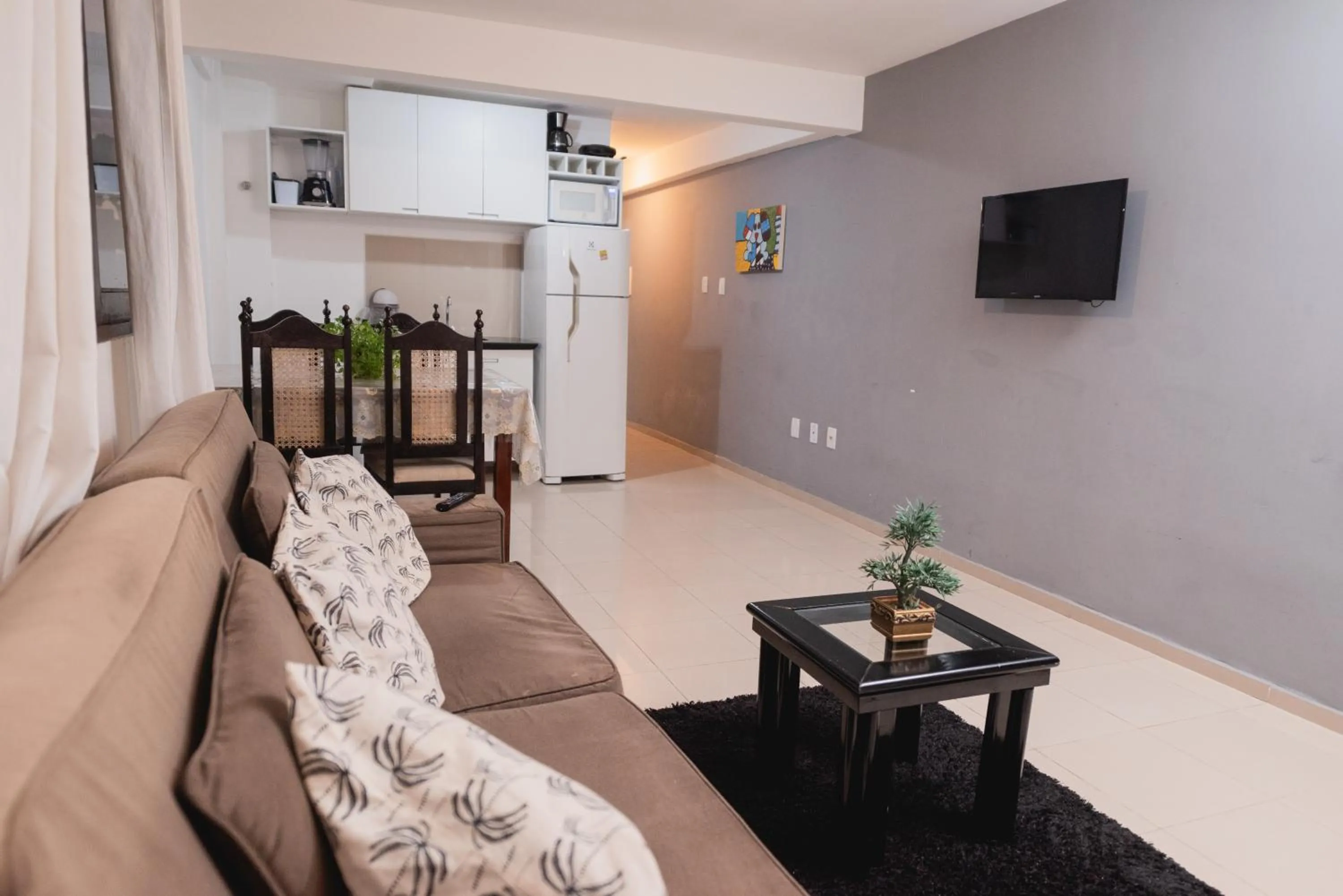 Living room in Apartamentos Natal Ponta Negra Vista Espetacular para o Mar