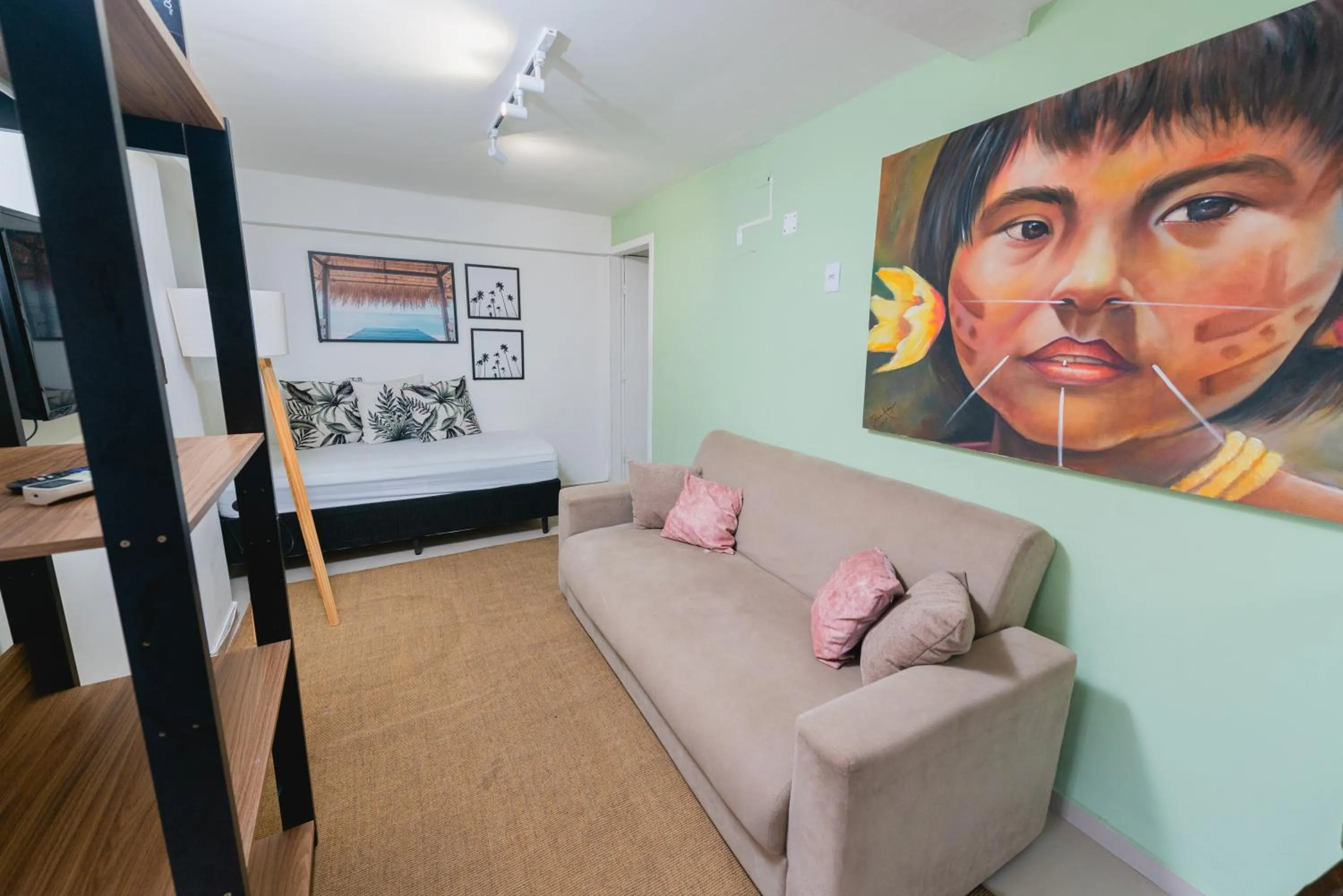 Living room in Apartamentos Natal Ponta Negra Vista Espetacular para o Mar