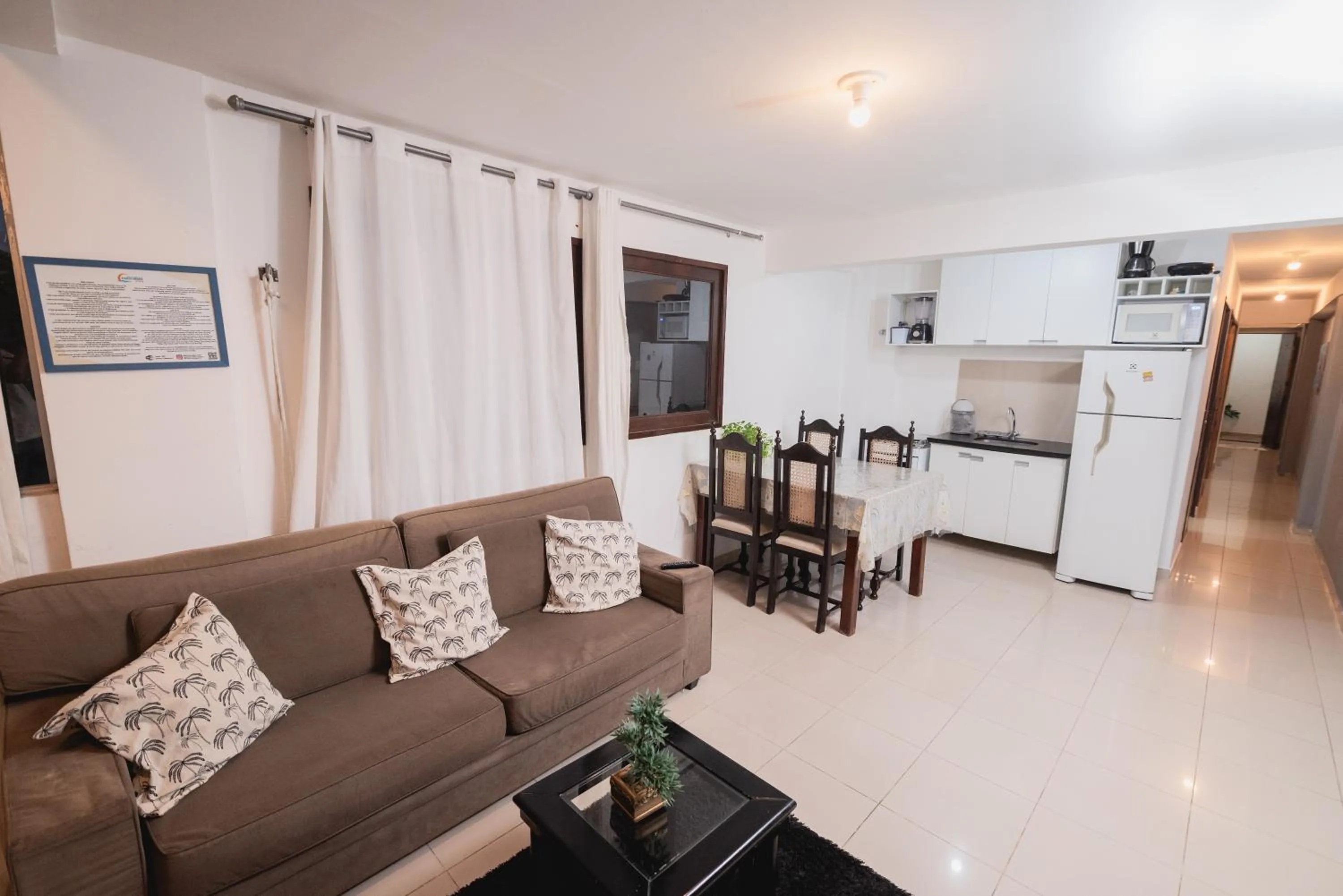 Living room in Apartamentos Natal Ponta Negra Vista Espetacular para o Mar