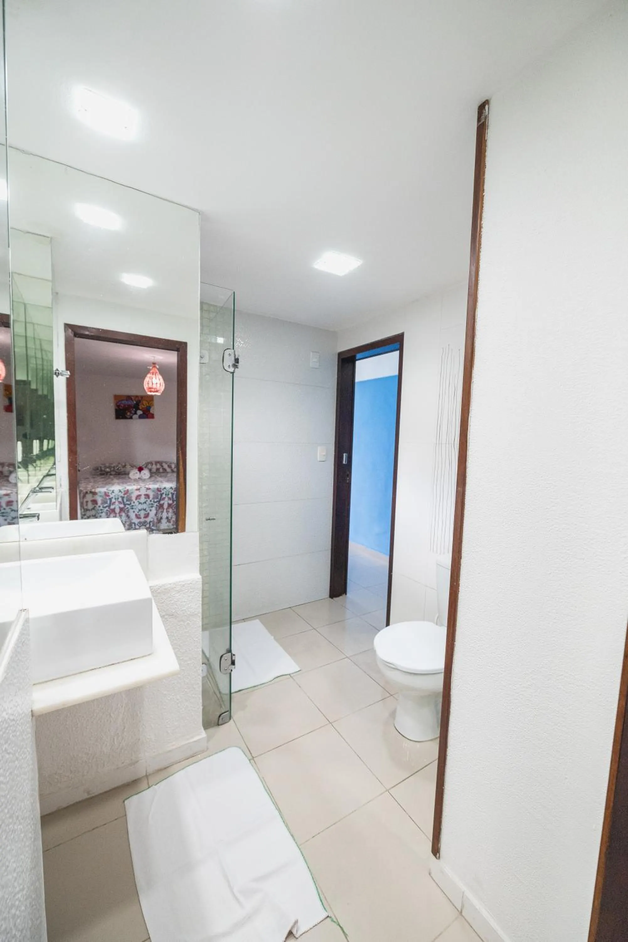 Bathroom in Apartamentos Natal Ponta Negra Vista Espetacular para o Mar