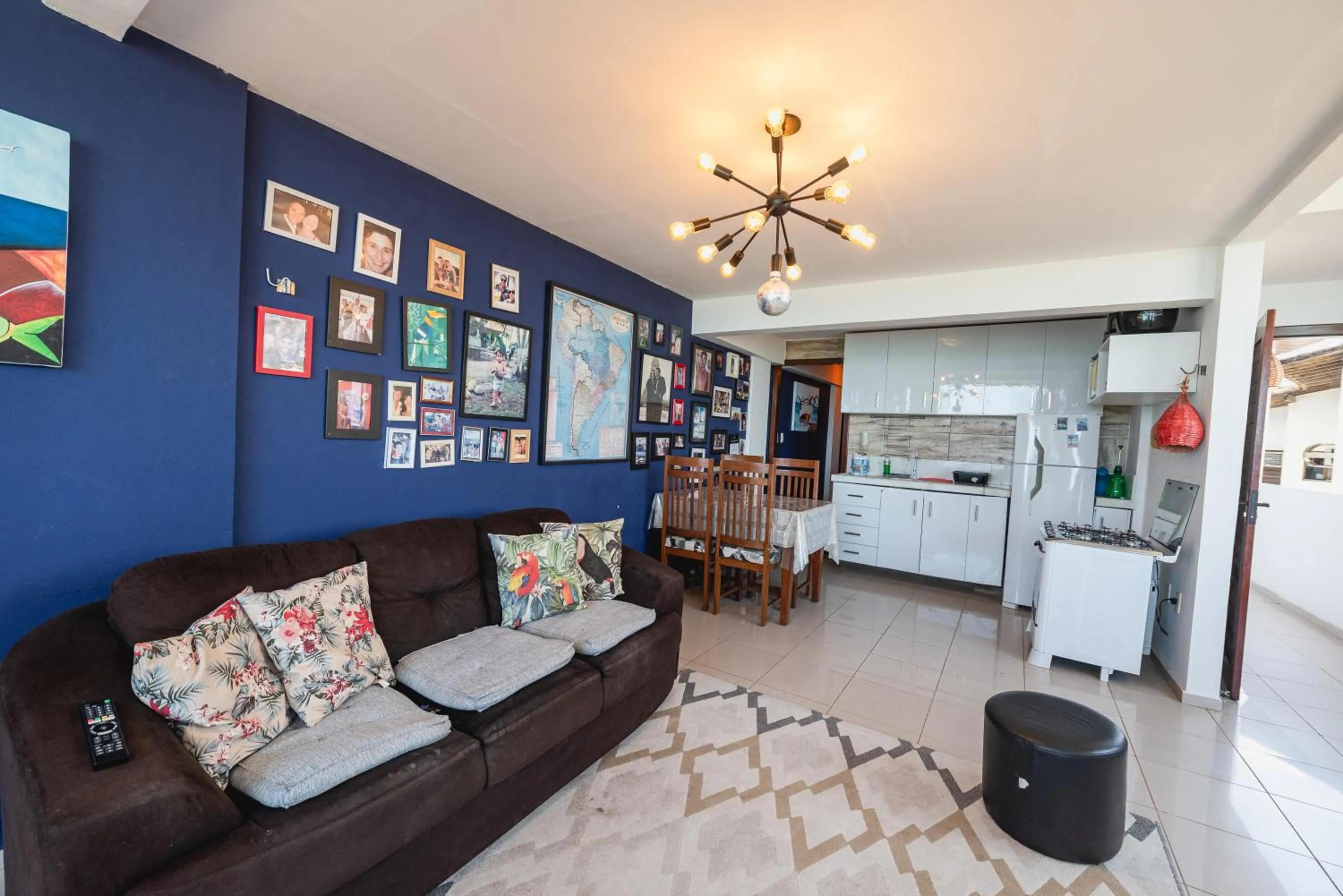 Kitchen or kitchenette in Apartamentos Natal Ponta Negra Vista Espetacular para o Mar